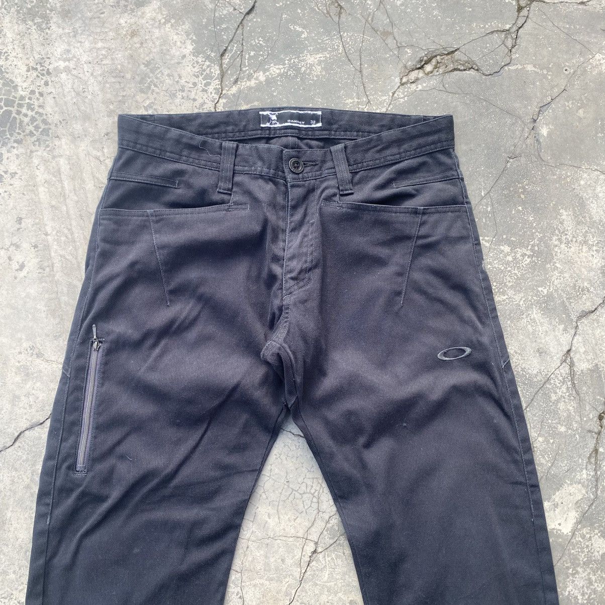 Oakley Vintage OAKLEY Faded Black Curve Pant Size US 32 / EU 48 - 2 Thumbnail