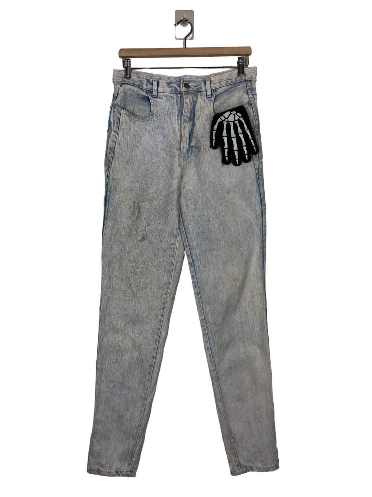 Blue Blue Japan 🔥90’s Acid Wash Distressed Denim Jeans Corni-Che Kapital Size US 30 / EU 46 - 1 Thumbnail