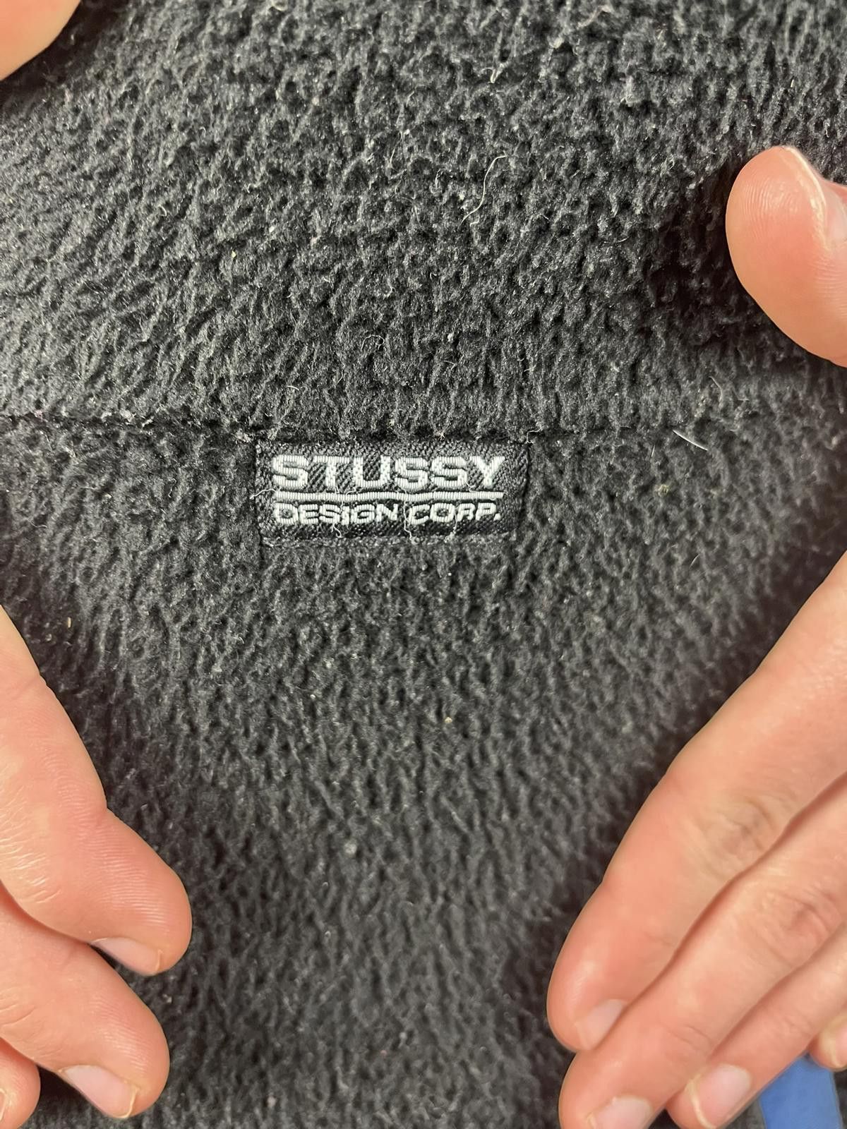 Stussy Stussy - Black and Blue Fleece Jacket Medium Size US M / EU 48-50 / 2 - 7 Thumbnail