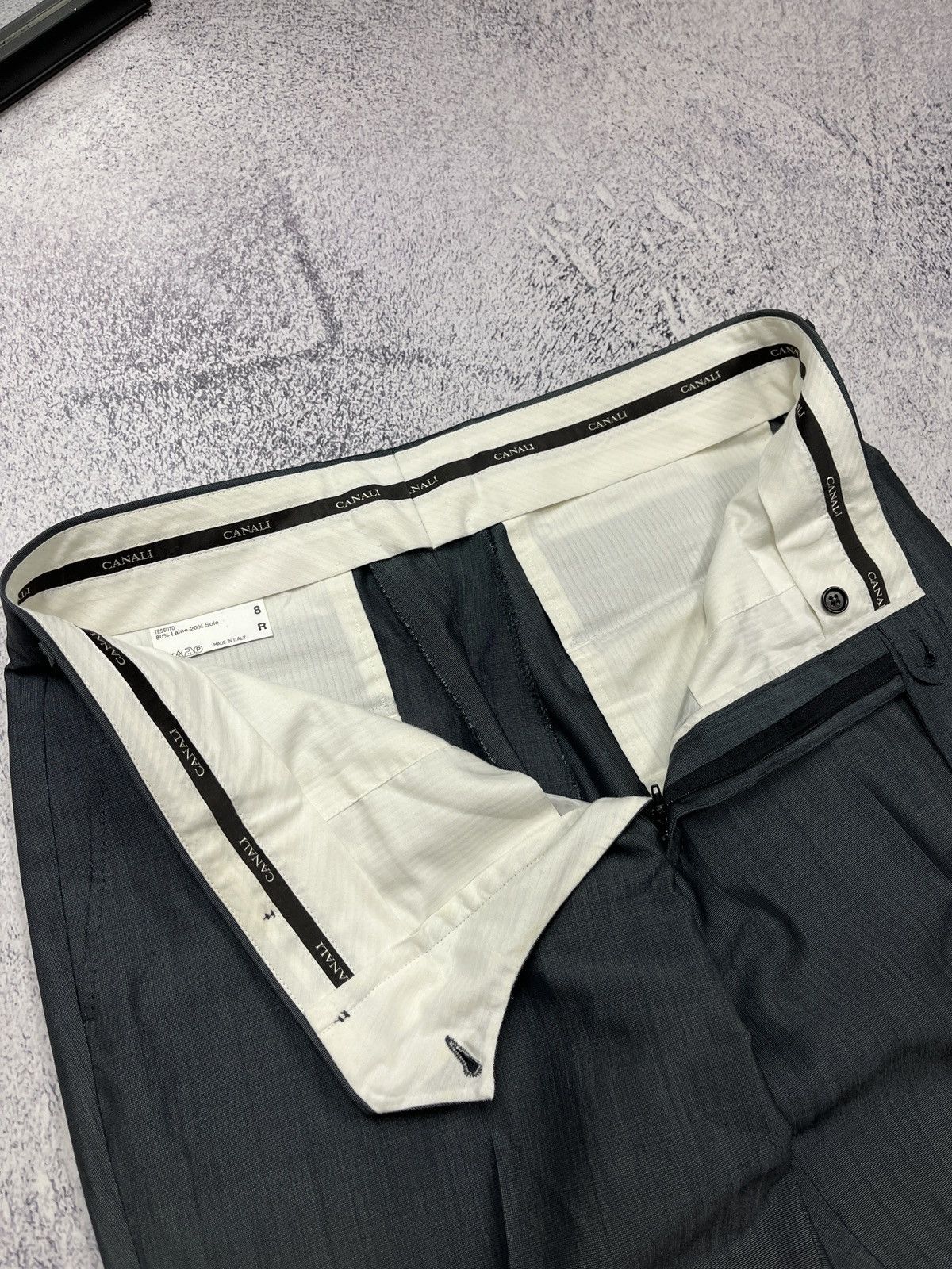 Canali Vintage Canali Wool Silk Suit Blazer Jacket And Pants Size 50R - 20 Thumbnail