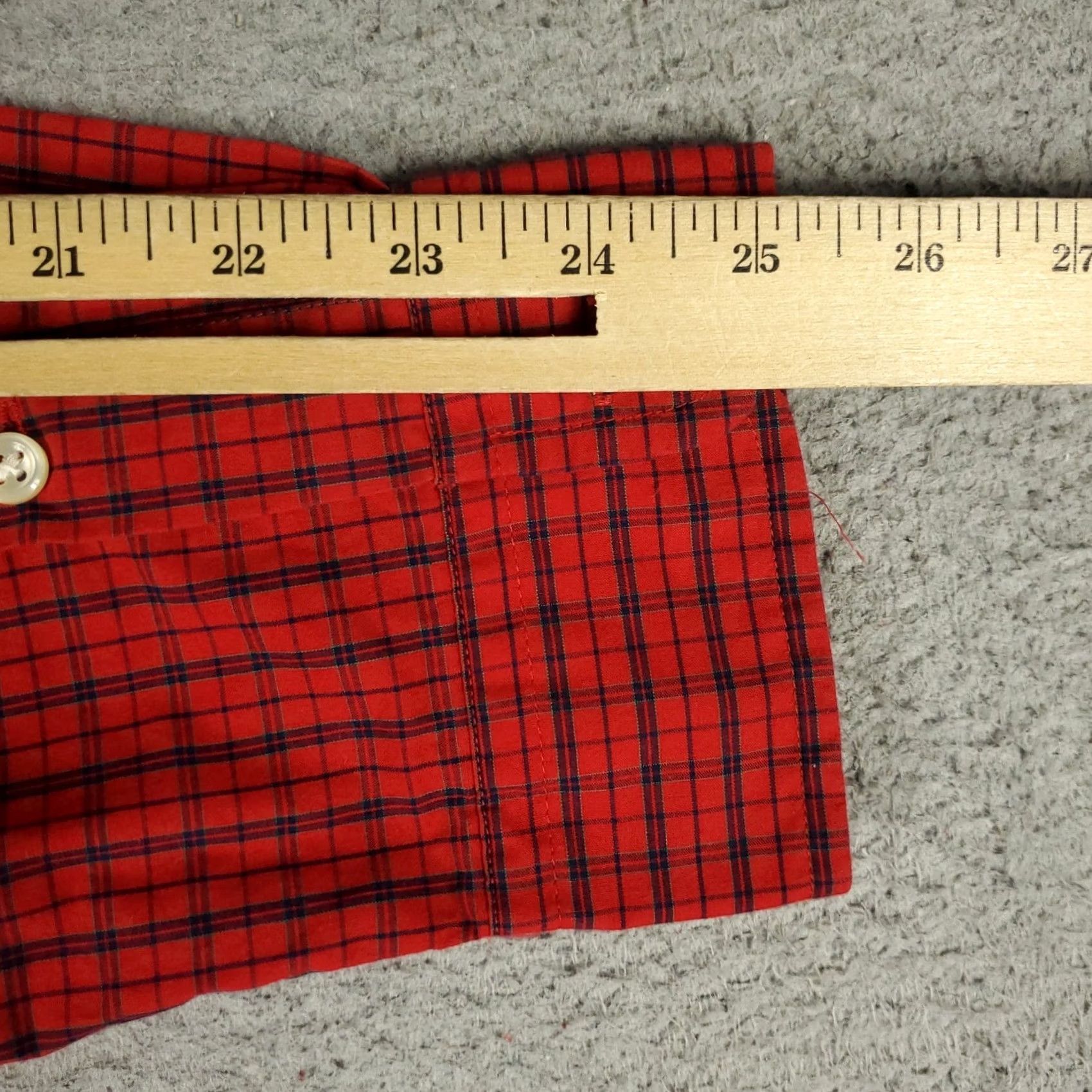 Ralph Lauren Ralph Lauren Shirt Mens XL Red Plaid Button-Up Long Sleeve Classic Preppy American Casual Shirt Size US XL / EU 56 / 4 - 7 Thumbnail