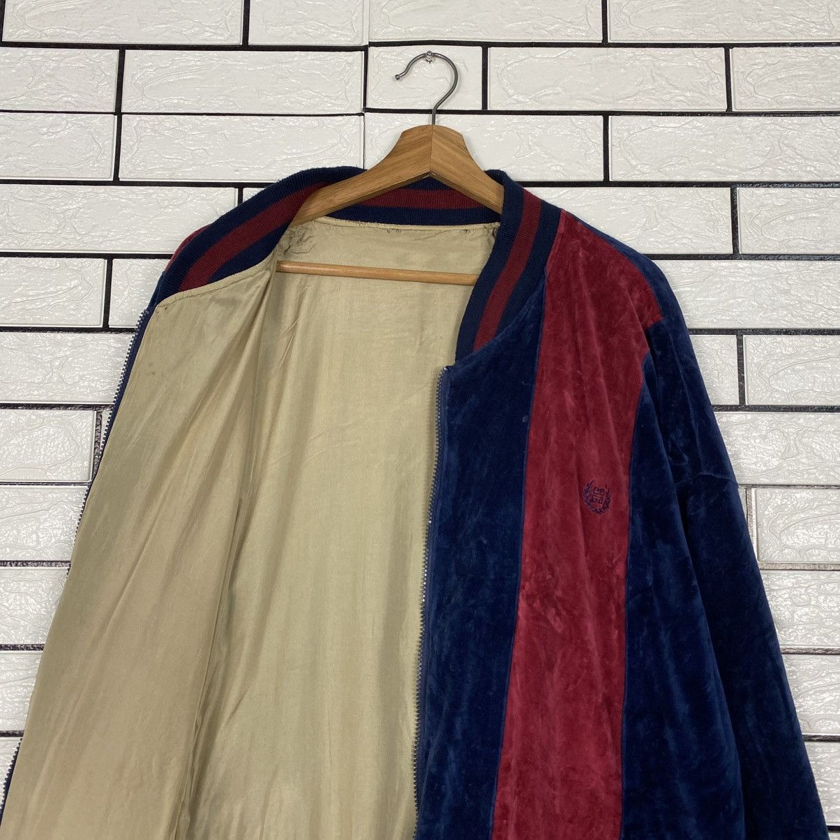 Givenchy Vintage Velvet Reversible Bomber Jacket Givenchy Size US XL / EU 56 / 4 - 15 Thumbnail