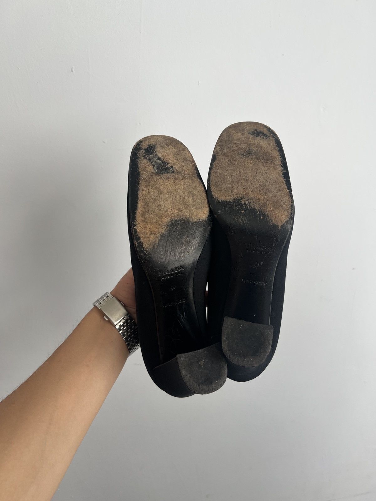 Prada Vintage Prada Kitten Heels Shoes Women’s 41 Size US 11 / IT 41 - 8 Thumbnail