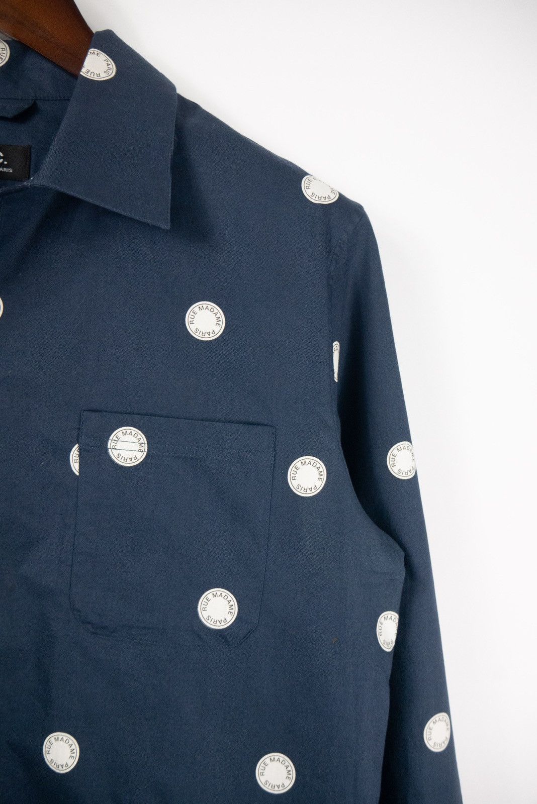 A.P.C. × Japanese Brand A.P.C pattern shirt Size US S / EU 44-46 / 1 - 2 Thumbnail