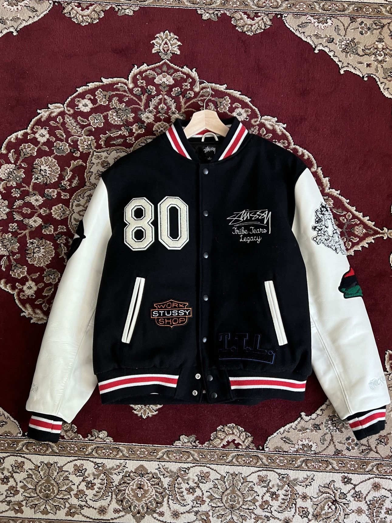 DENIM TEARS Denim Tears Trans-Atlantic Flight Jacket Bomber Olive
