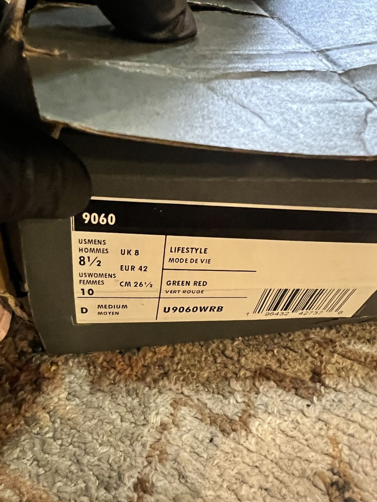 New Balance New balance 9060 warped multi color size 8.5 Size US 8.5 / EU 41-42 - 10 Thumbnail