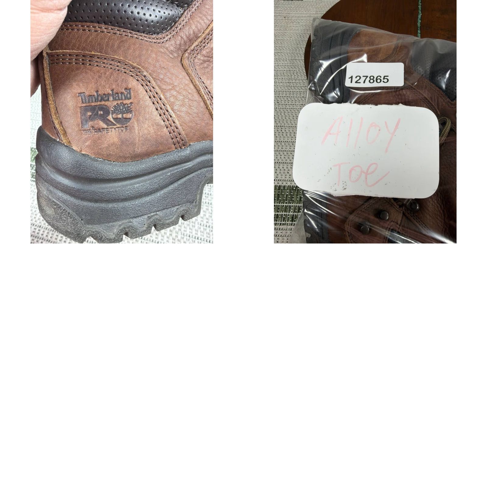 Timberland Pro Boots Womens Titan Alloy Toe Work Brown Waterproof Size 7.5 Wide Timberland Pro Titan 6 Workwear Mens?