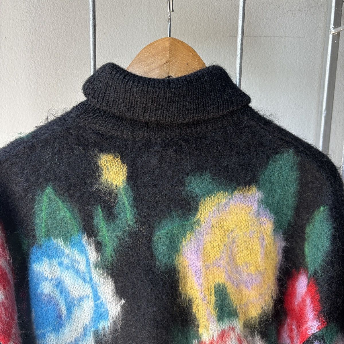 Miu Miu Miu Miu Roses Intarsia Mohair Sweater Size ONE SIZE - 12 Thumbnail