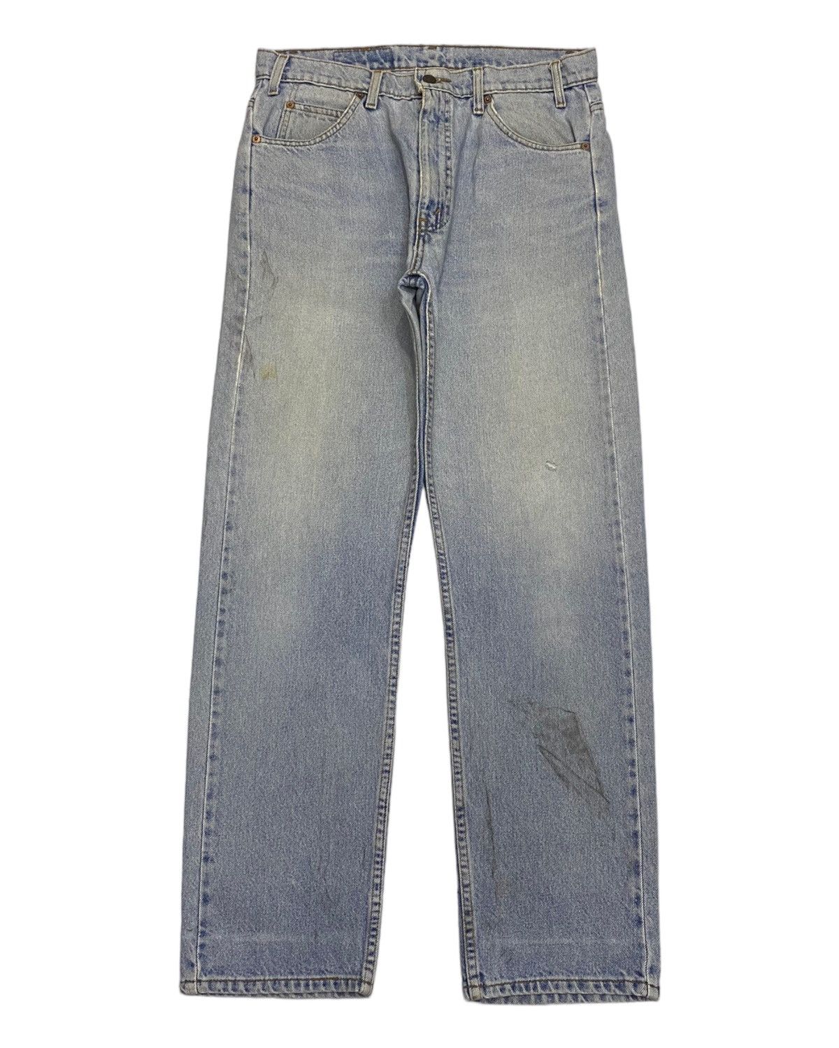 JNCO VINTAGE LEVIS 505 ORANGE TAB DISTRESSED DENIM Size US 33 - 1 Thumbnail