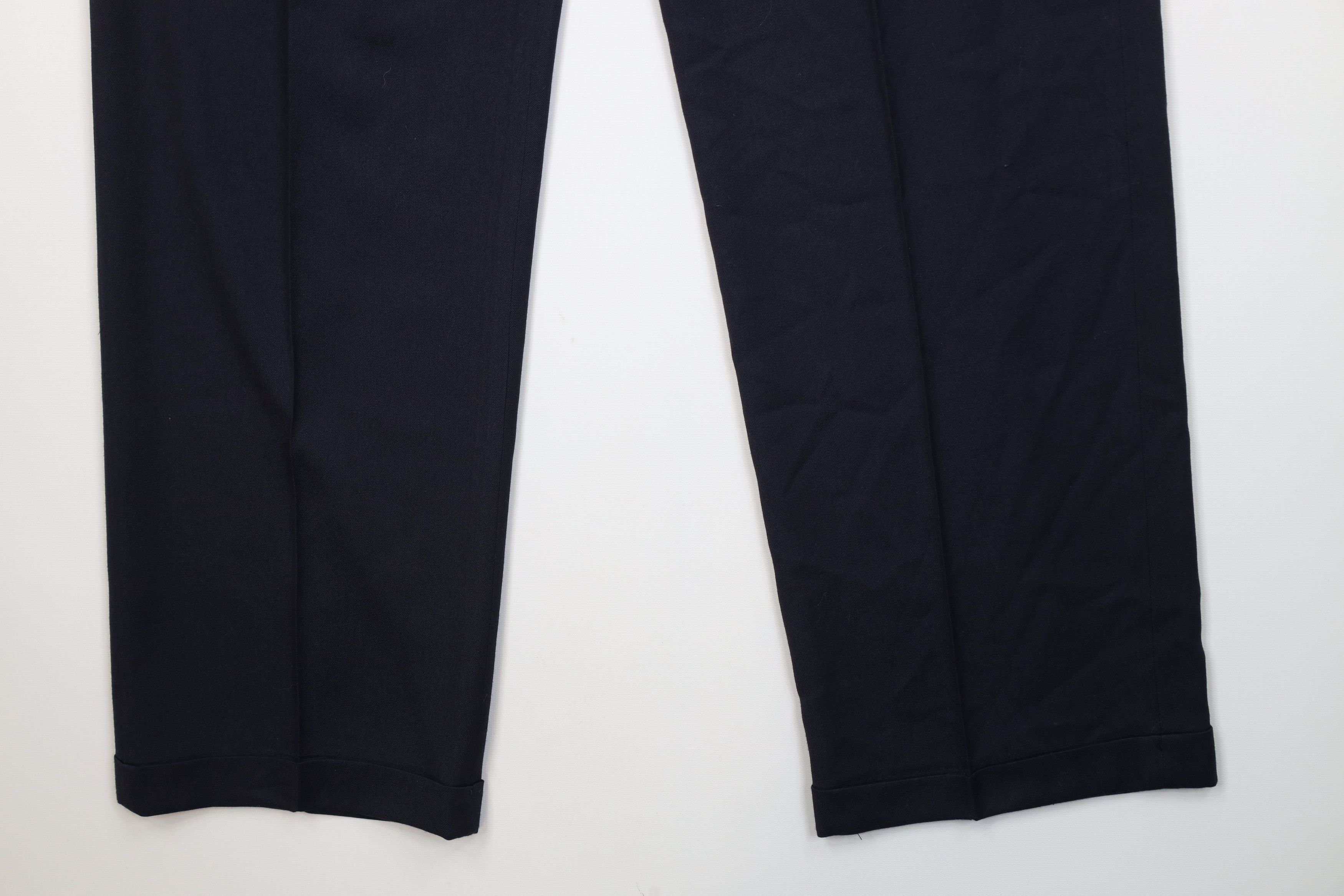 Vintage Vintage 90s Streetwear Wool Blend Knit Wide Leg Chino Pants Size US 36 / EU 52 - 4 Thumbnail