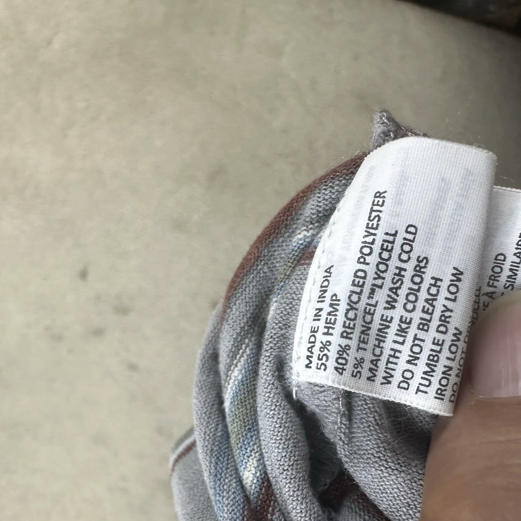 Prana Prana T Shirt Mens Large Gray Striped Outdoor Hiking Hemp Blend Shirt Mens Large Gray Striped Outdoor Hiking Hemp Blend Size US L / EU 52-54 / 3 - 6 Thumbnail