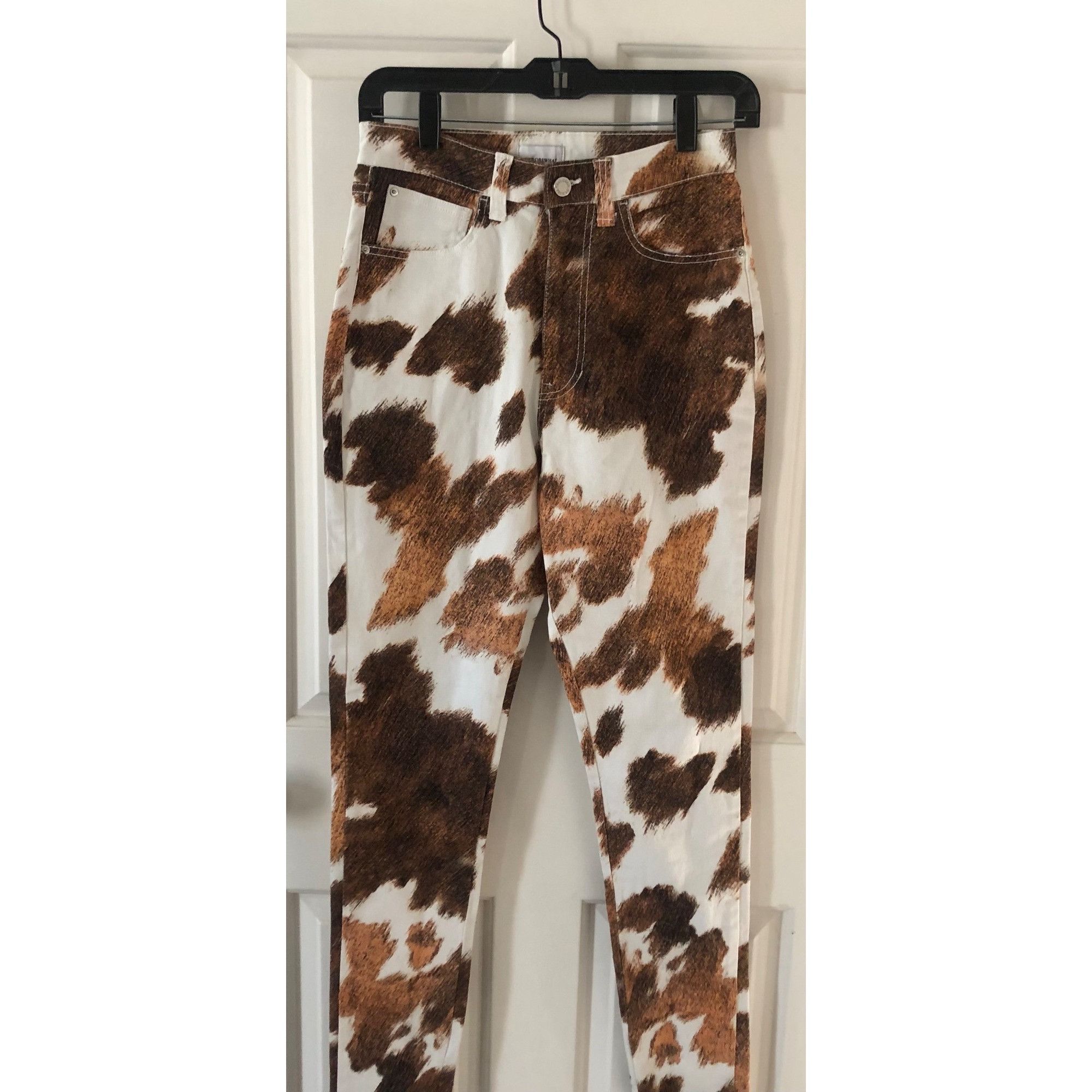 WeWoreWhat NWOT Women's WeWoreWhat / Revolve Stiletto Slit Skinny Jean Size 26" / US 2 / IT 38 - 4 Thumbnail