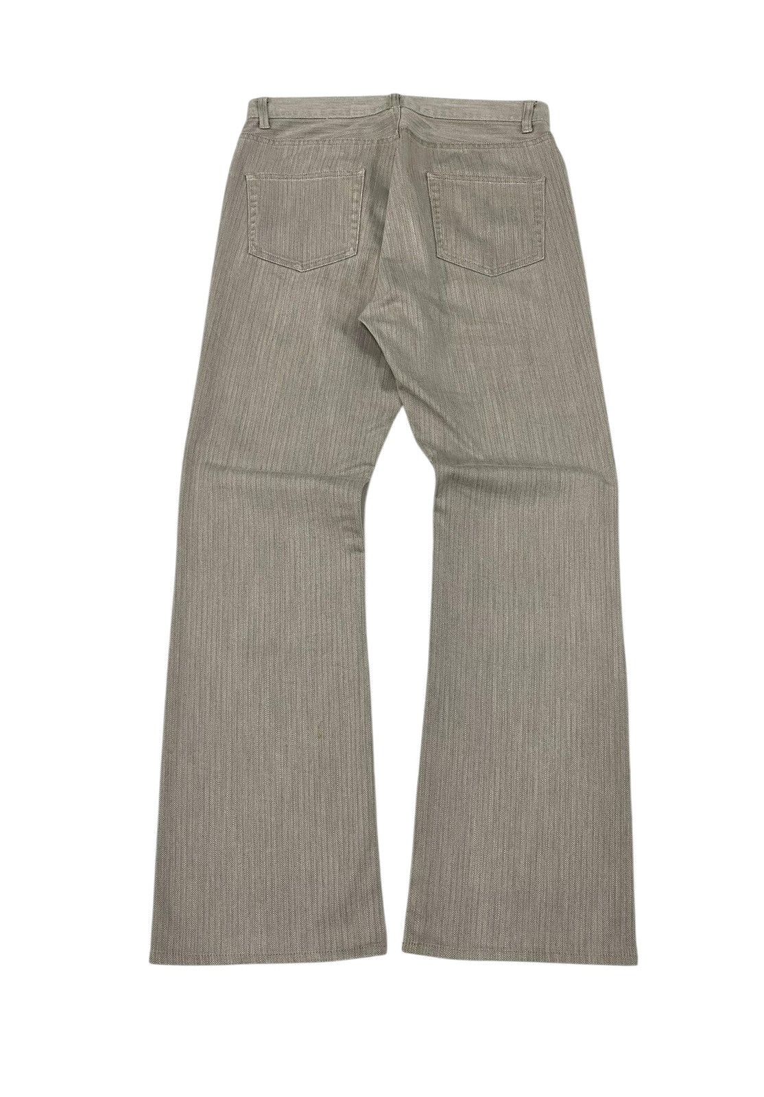 Hysteric Glamour × Japanese Brand × Tornado Mart Semantic Design Japan Herringbone Flare Jeans Size US 31 - 4 Thumbnail