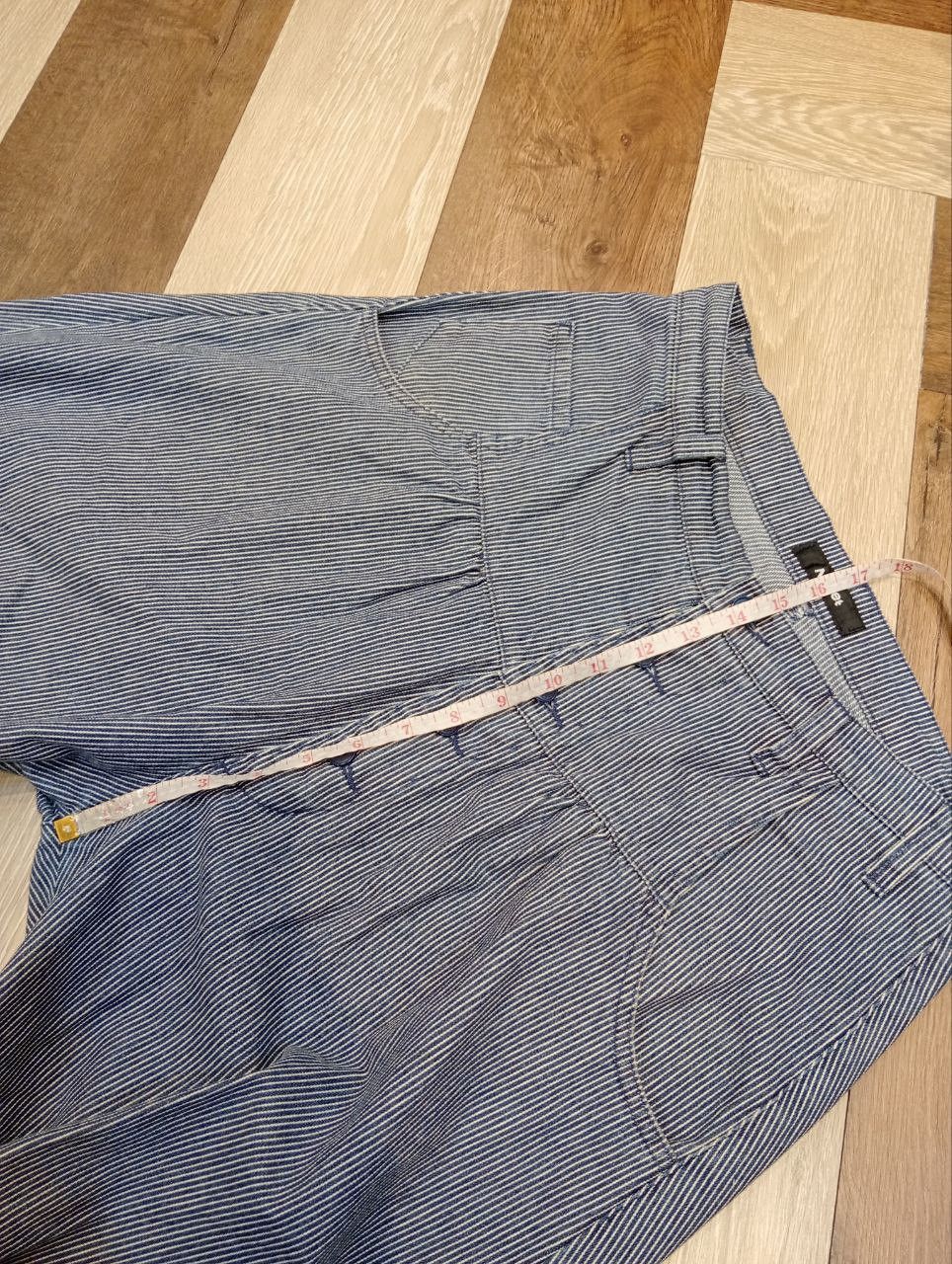 Issey Miyake NE-NET ISSEY MIYAKE HICKORY DENIM BALLOON PANTS - SIZE 2 Size US 30 / EU 46 - 12 Thumbnail