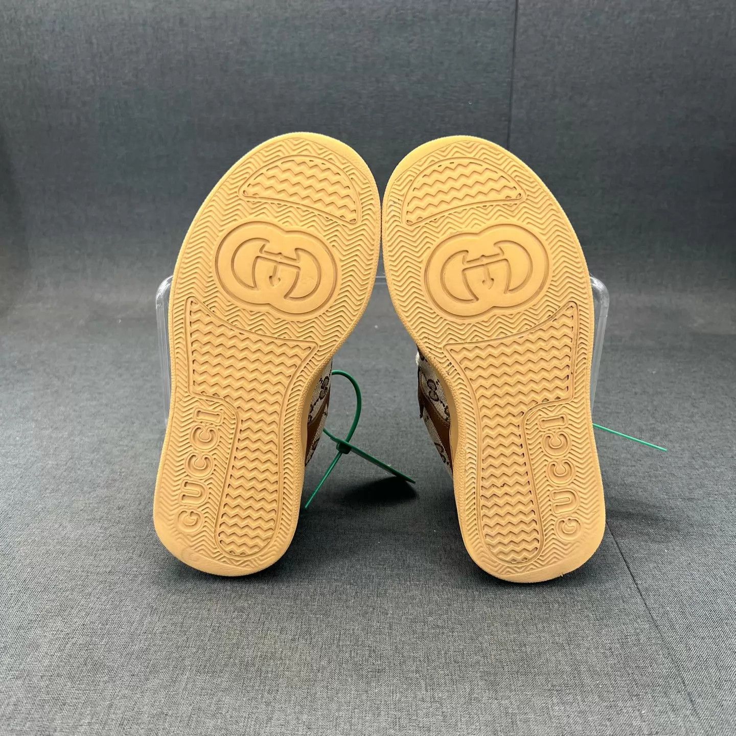Gucci Gucci Brown Biscuit Sneakers EU35.5 Near New Box Size US 5 / IT 35 - 3 Thumbnail