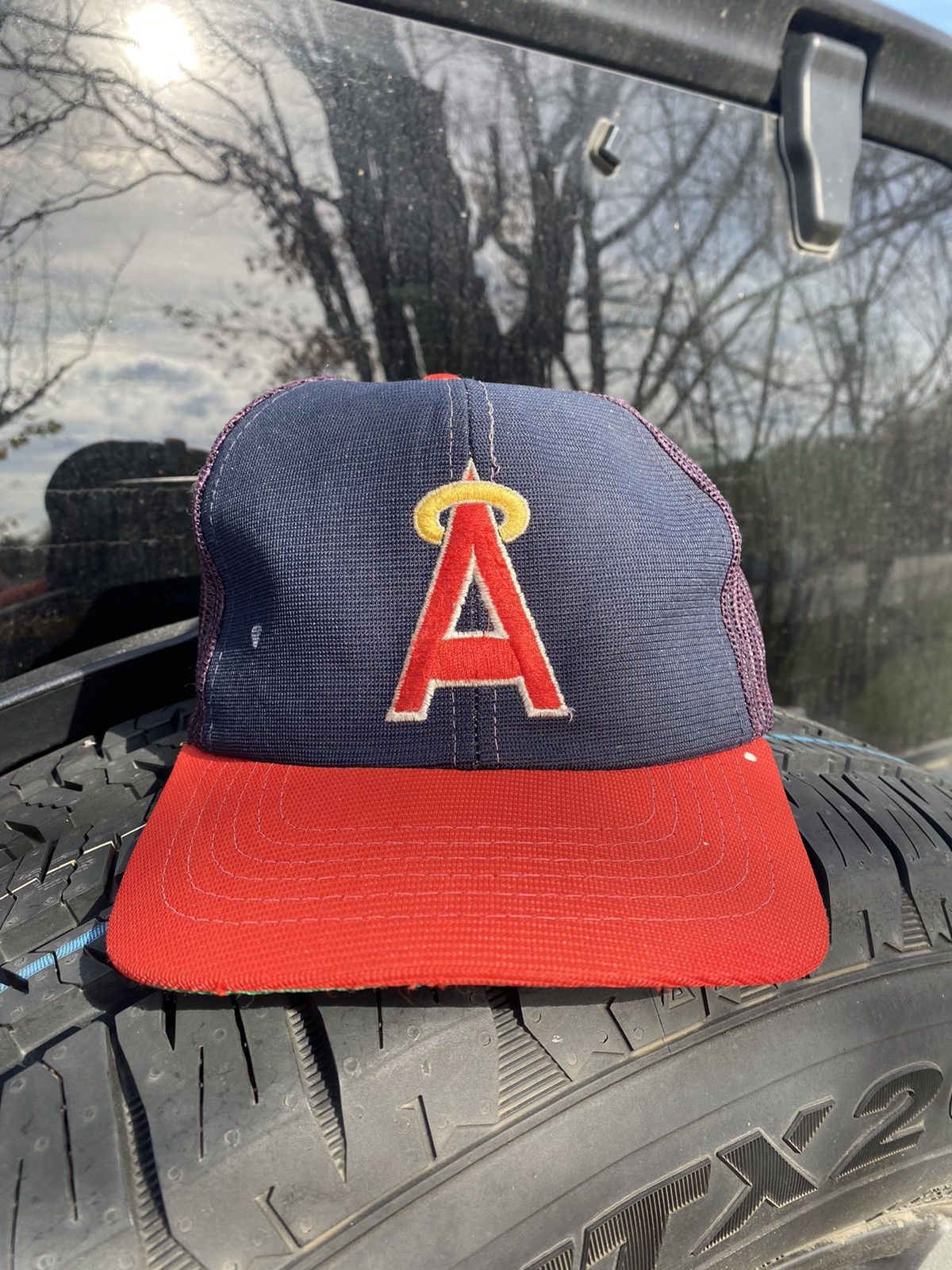 Starter Annco Anaheim Angels trucker Size ONE SIZE - 1 Thumbnail