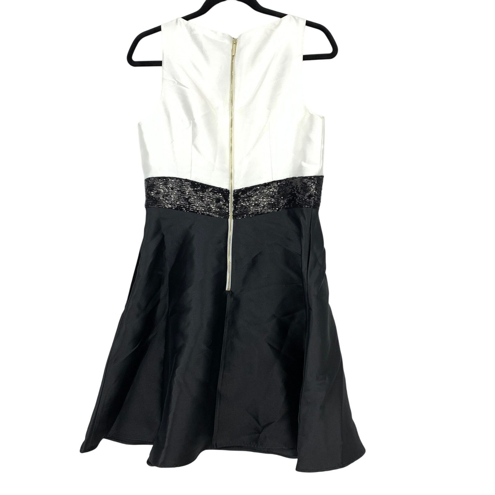 Kate Spade Kate Spade Sequin Bow Fit & Flare Dress 8 Black White NEW Size M / US 6-8 / IT 42-44 - 2 Thumbnail