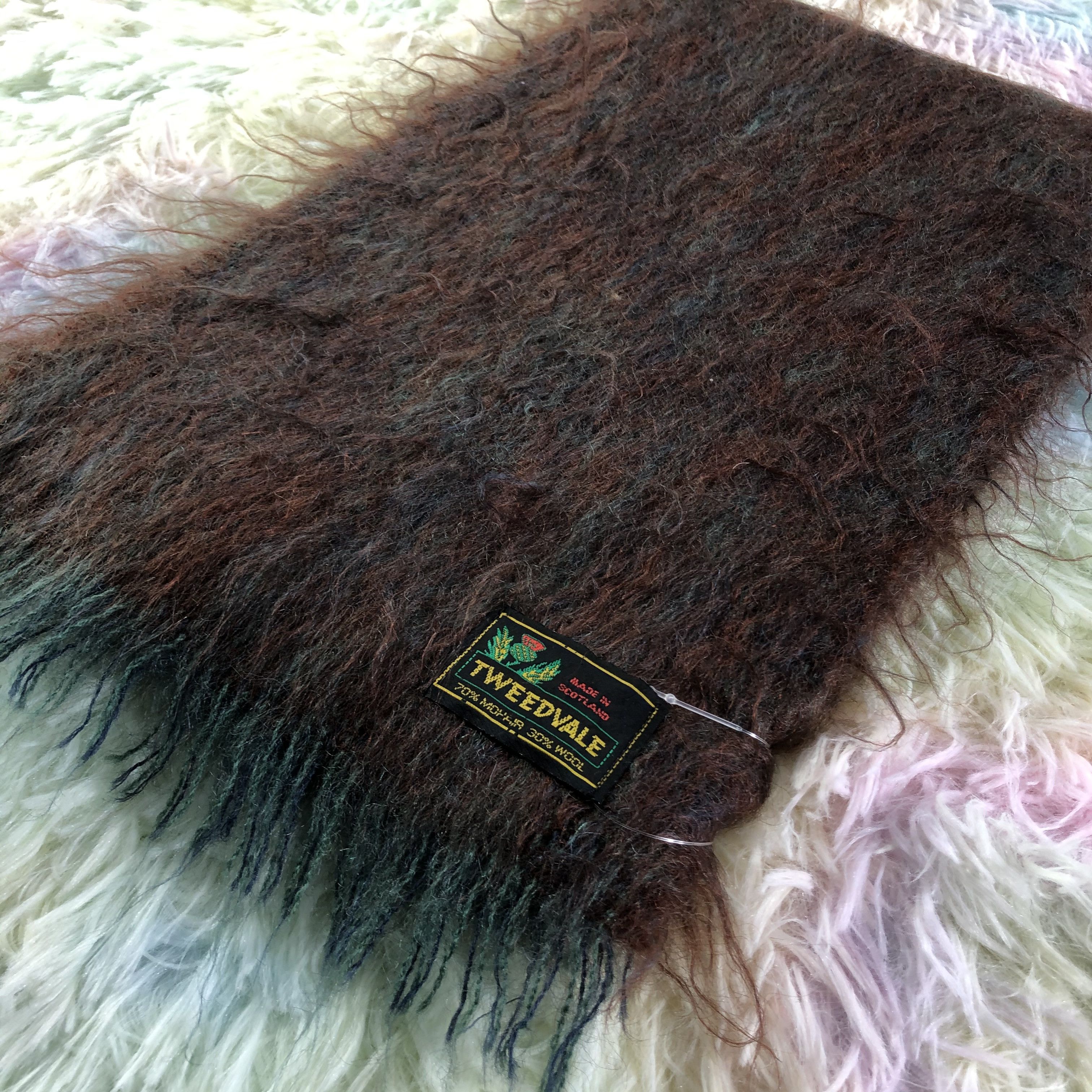Vintage Mohair Scarf / Muffler / Neckwear - KM266 Size ONE SIZE - 3 Thumbnail