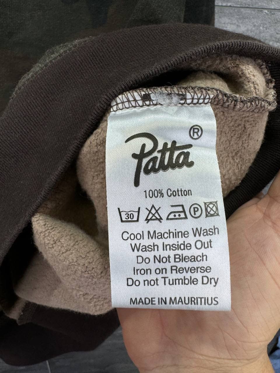 Patta Patta Camo Overprinted Sweatshirt Size US L / EU 52-54 / 3 - 9 Thumbnail