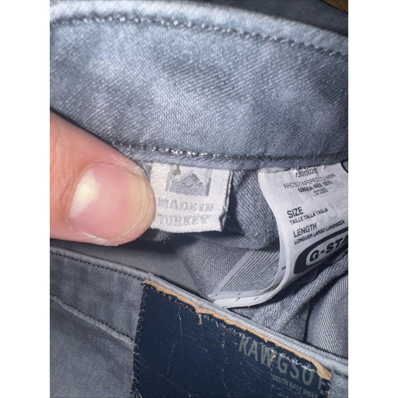 G-Star G-Star Raw Arc 3D Tapered Jeans Gray Wash Women Mid Rise Size 30" / US 8 / IT 44 - 7 Thumbnail