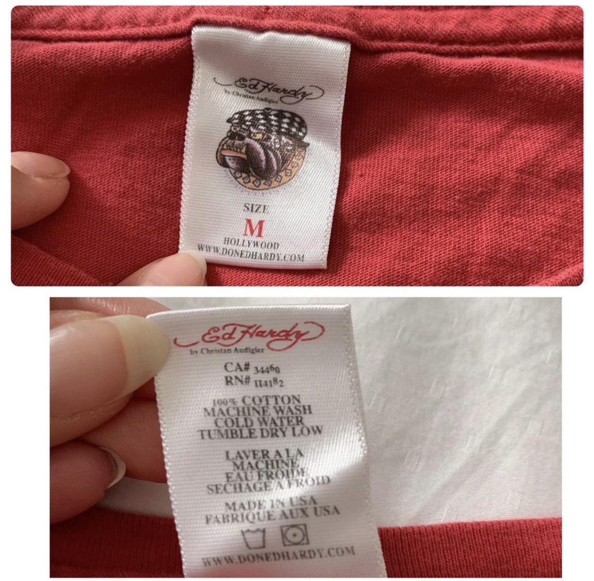 Ed Hardy Vintage 2000's Don Ed Hardy Graphic Tee Size US S / EU 44-46 / 1 - 4 Thumbnail