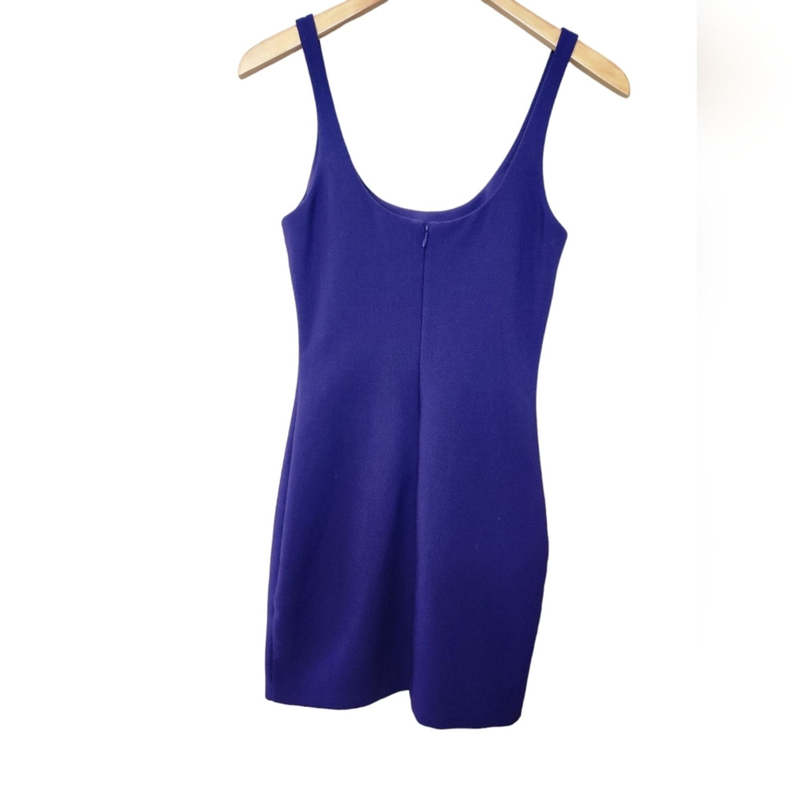 LIKELY Likely Houston Purple Bodycon scoopneck mini dress 4 Size S / US 4 / IT 40 - 6 Thumbnail