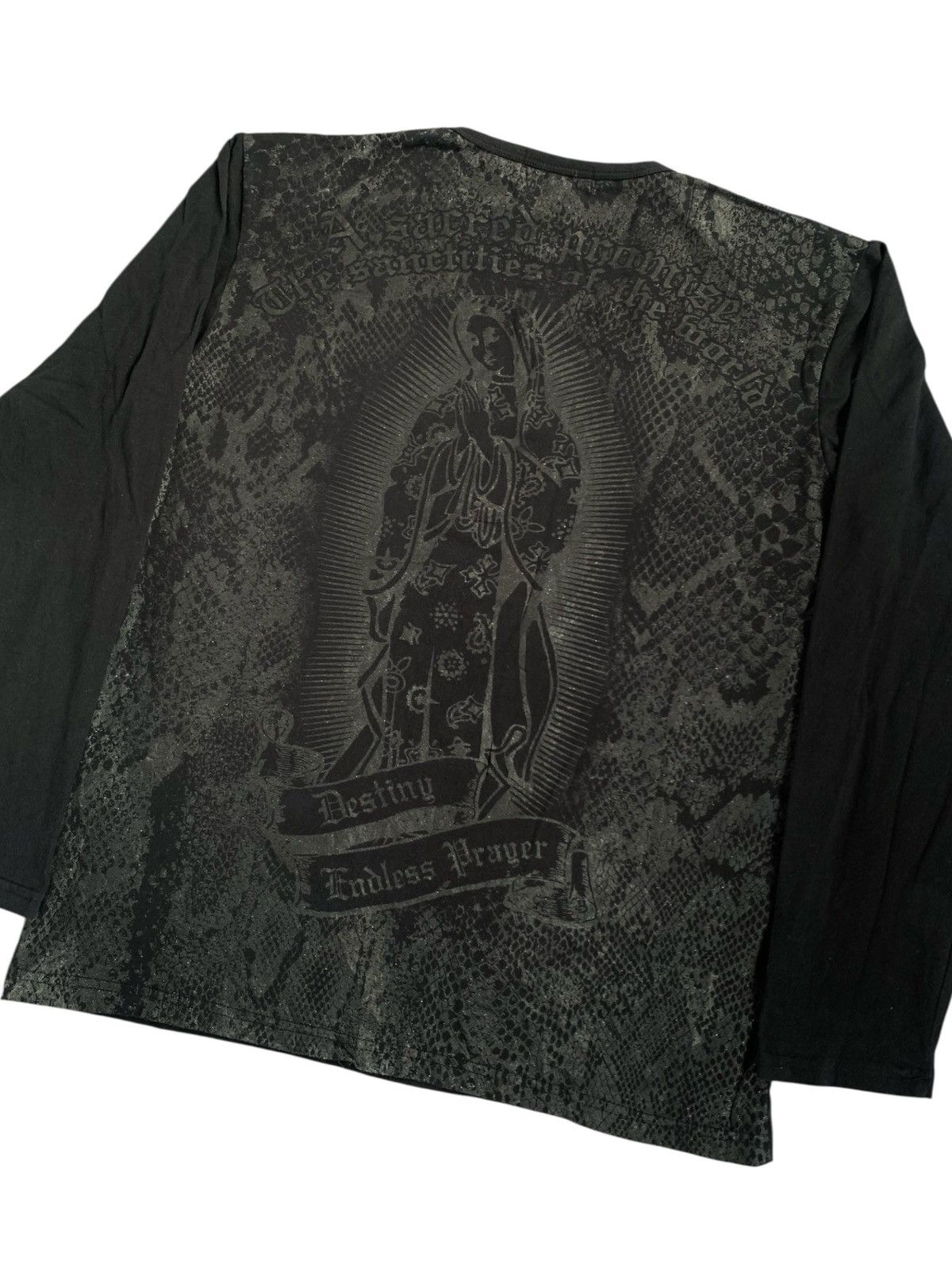 Defective Struct Japan DEVECTIVE STRUCT Goth virgin mary snake skin printed Size US L / EU 52-54 / 3 - 2 Thumbnail