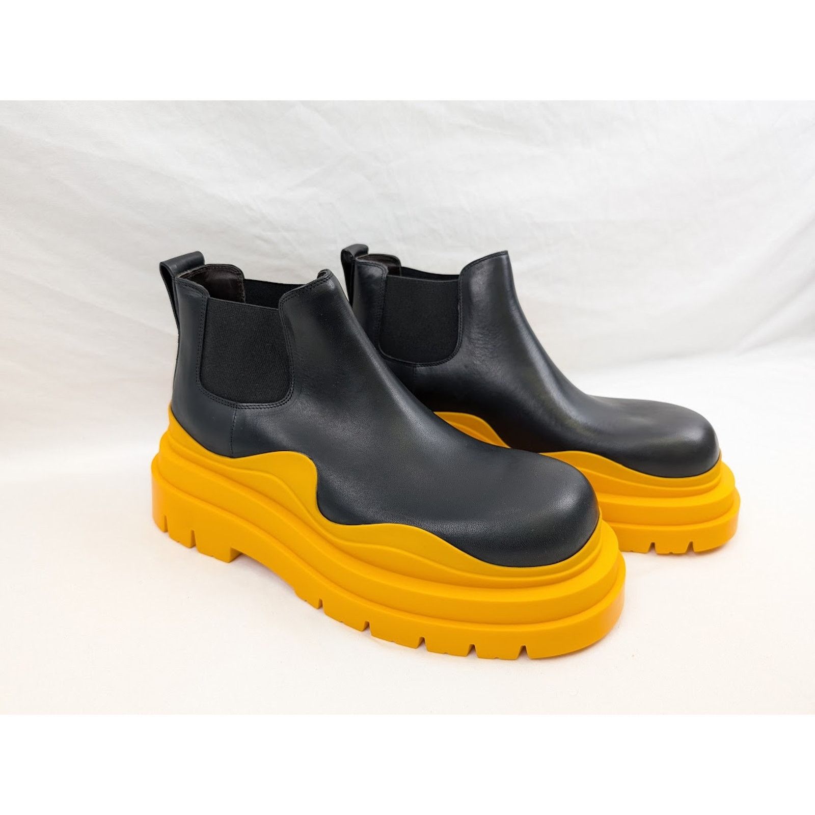 Bottega Veneta o1rshd1 Military Calf Tire Boots in Black Size US 12.5 / EU 45-46 - 14 Thumbnail
