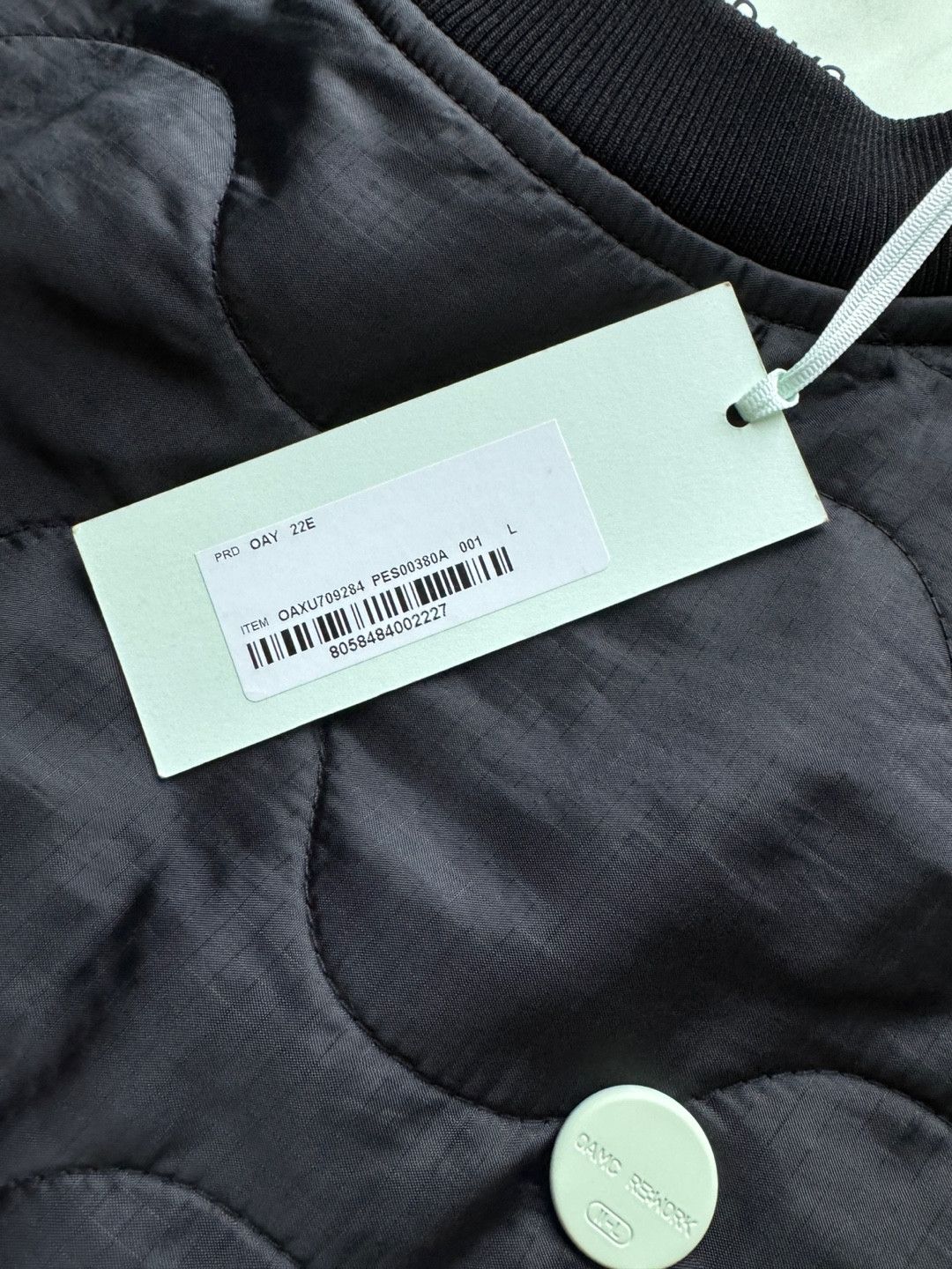 OAMC OAMC x Peacemaker Re:work Quilted Crewneck Black Jacket Size US L / EU 52-54 / 3 - 11 Thumbnail