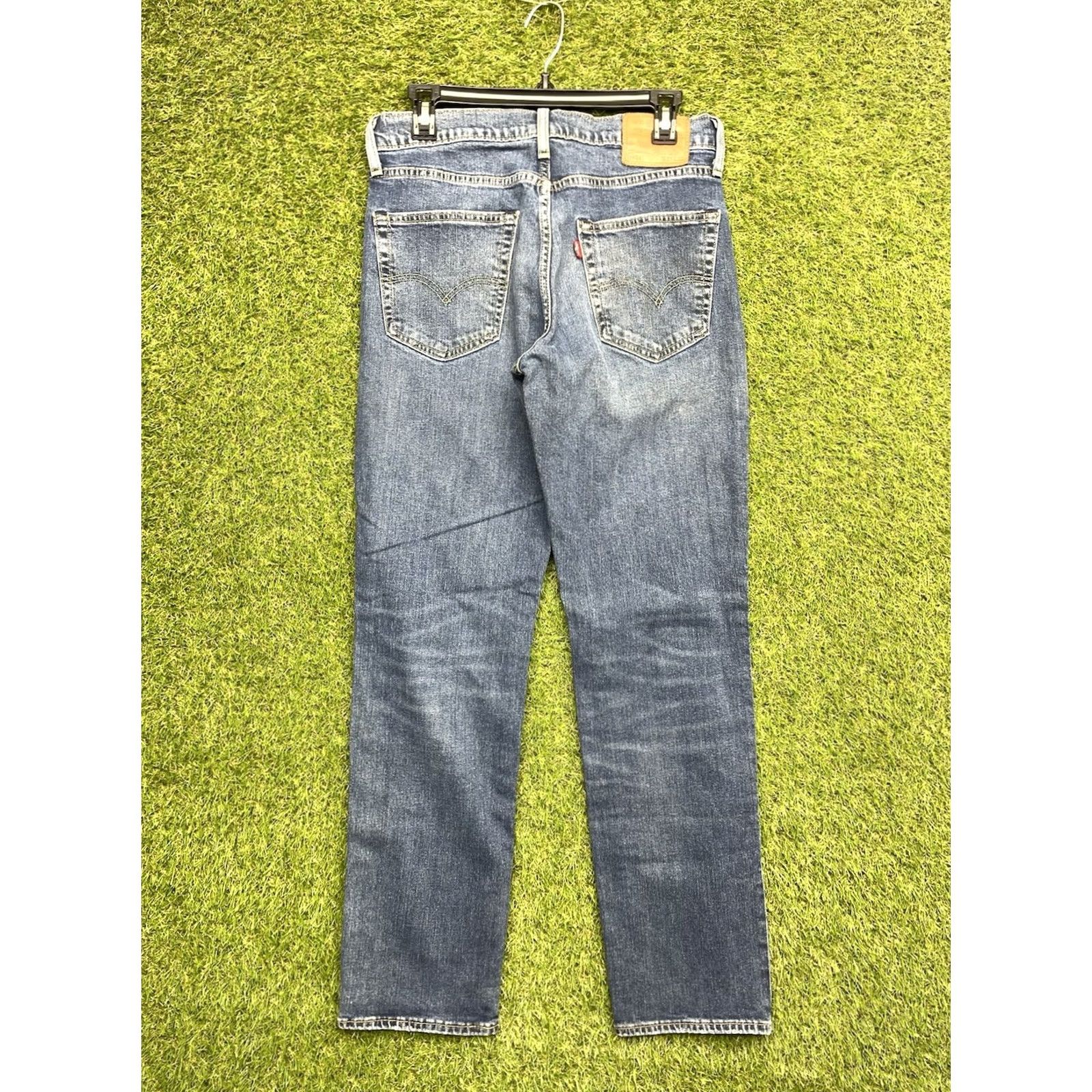 Levi's Levi's 541 Jeans Mens 31x32 Dark Wash Tapered Denim 5-Pocket USA 90s Streetwear Logo Mens Size US 31 - 2 Thumbnail