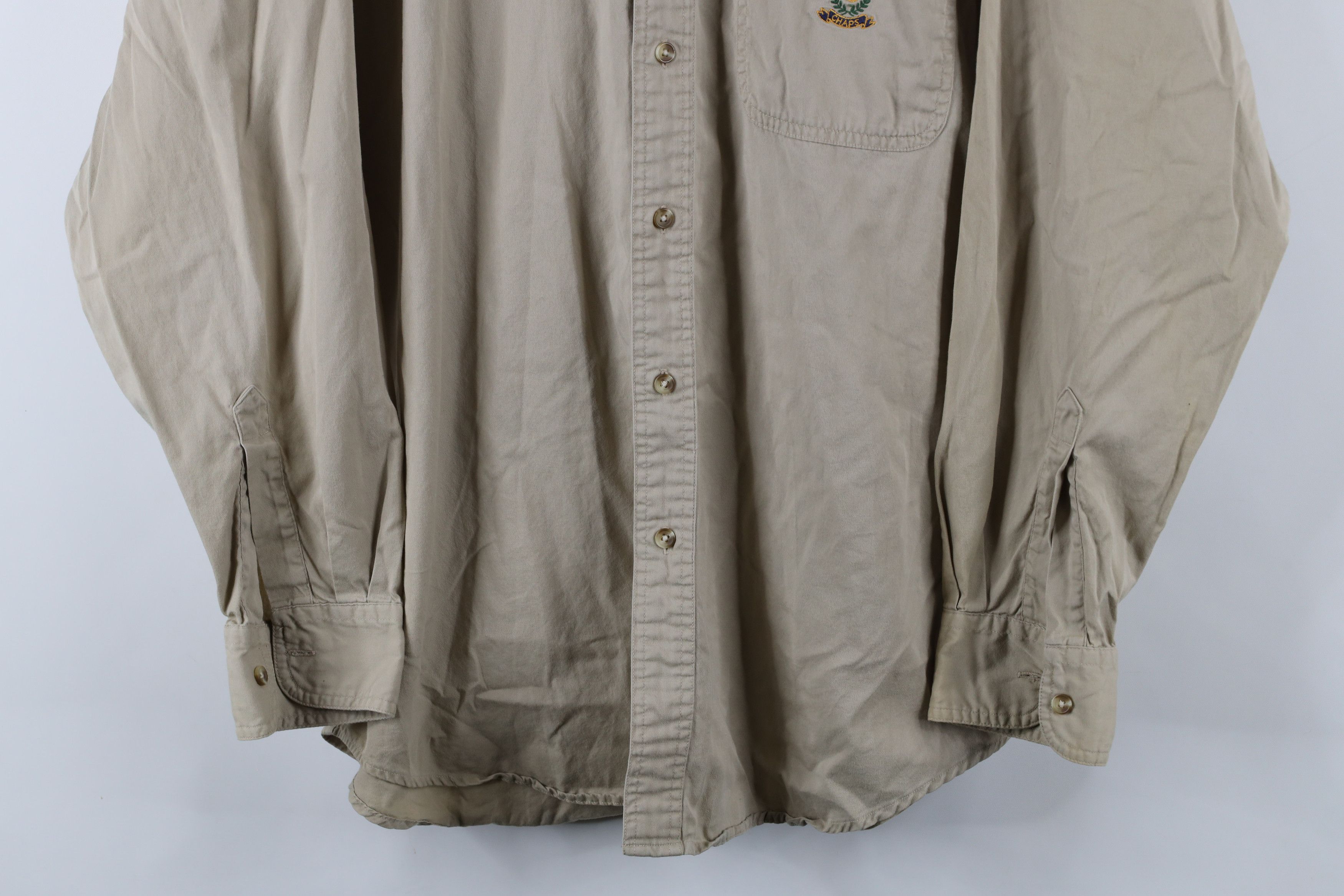 Polo Ralph Lauren Vintage 90s Chaps Ralph Lauren Collared Button Down Shirt Size US L / EU 52-54 / 3 - 3 Thumbnail