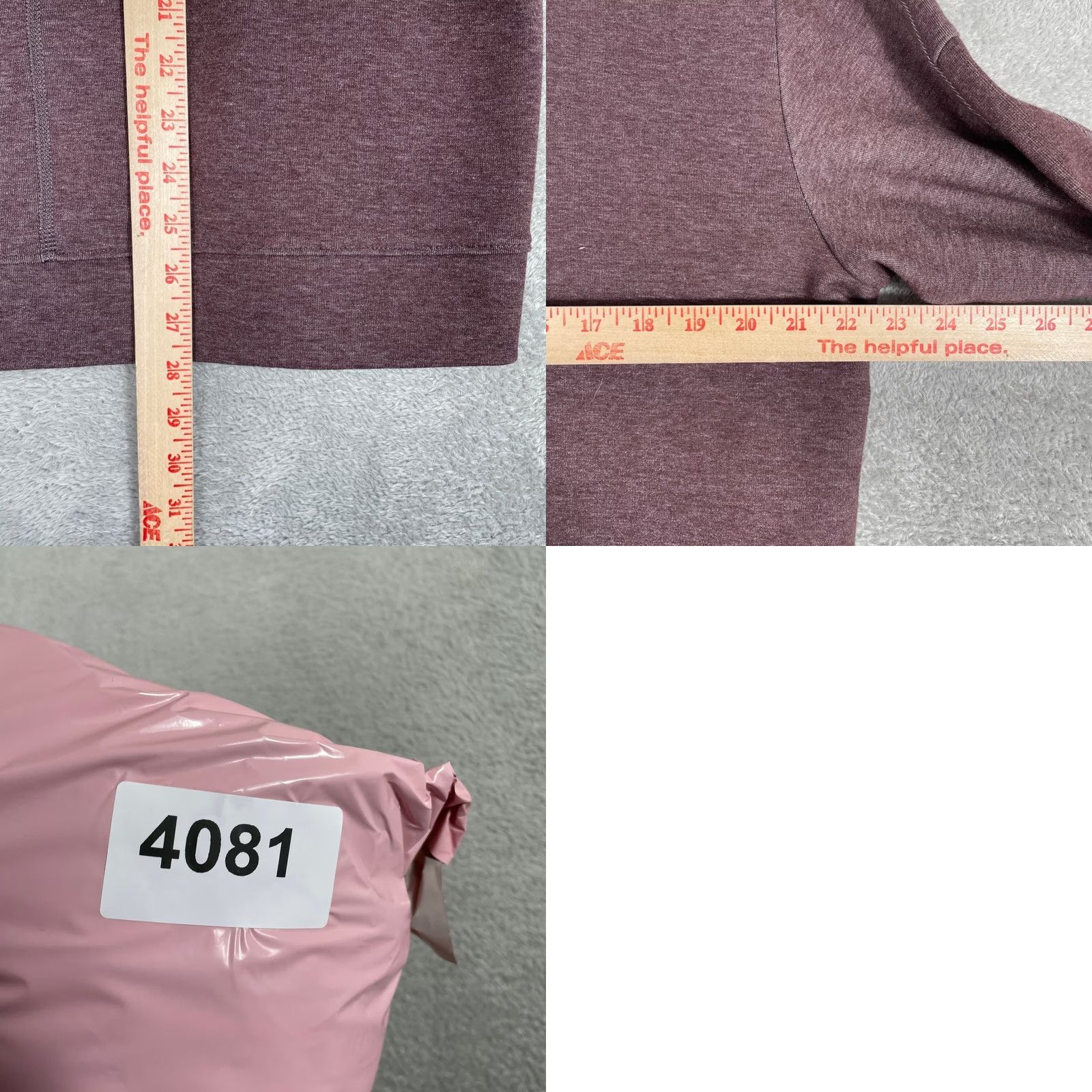 Nike Nike Yoga Dri-Fit Pullover Sweatshirt Mens M Purple Half Zip Pockets Thumbholes Size US M / EU 48-50 / 2 - 8 Thumbnail