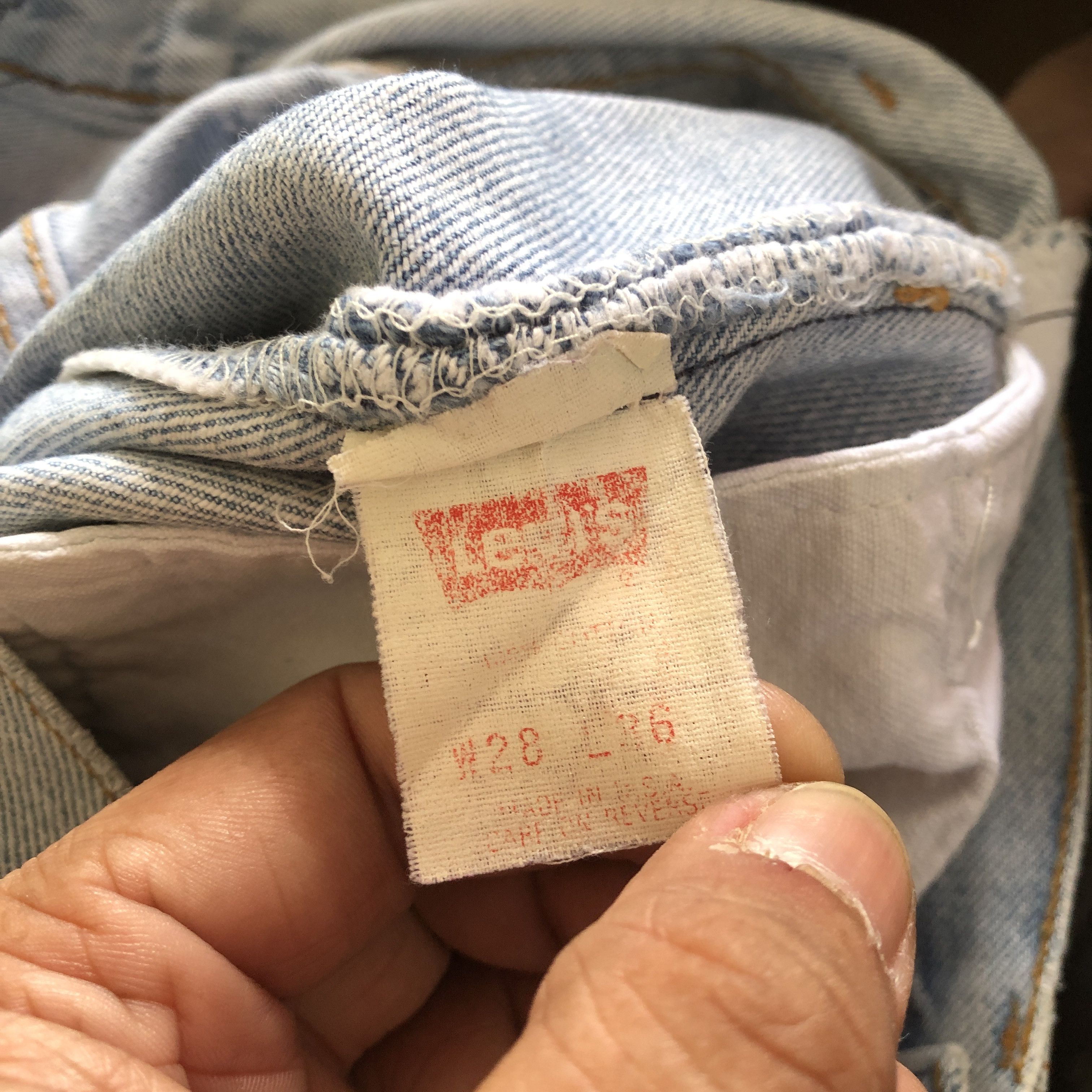 Levi's Vintage Levis 501 Sun Faded Jeans Levi's Light Wash Denim Size 26" / US 2 / IT 38 - 8 Thumbnail