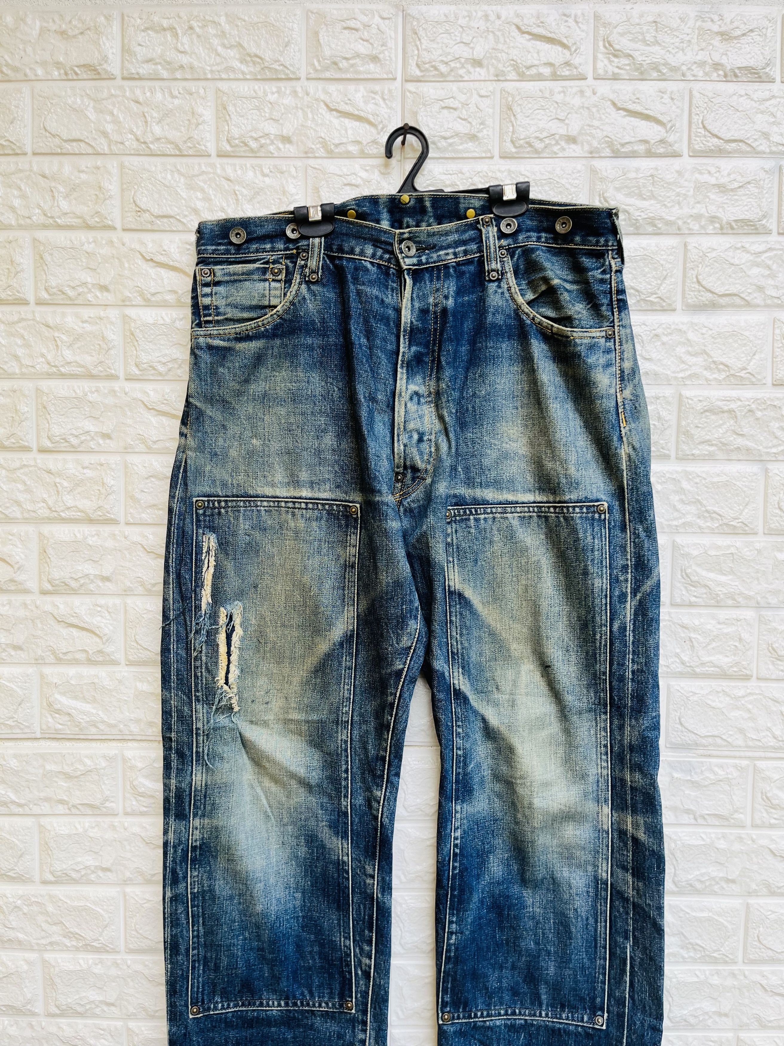 Japanese Brand × Vintage Vintage 90s Evis Evisu Japanese Designer Fashion Style Size US 34 / EU 50 - 3 Thumbnail