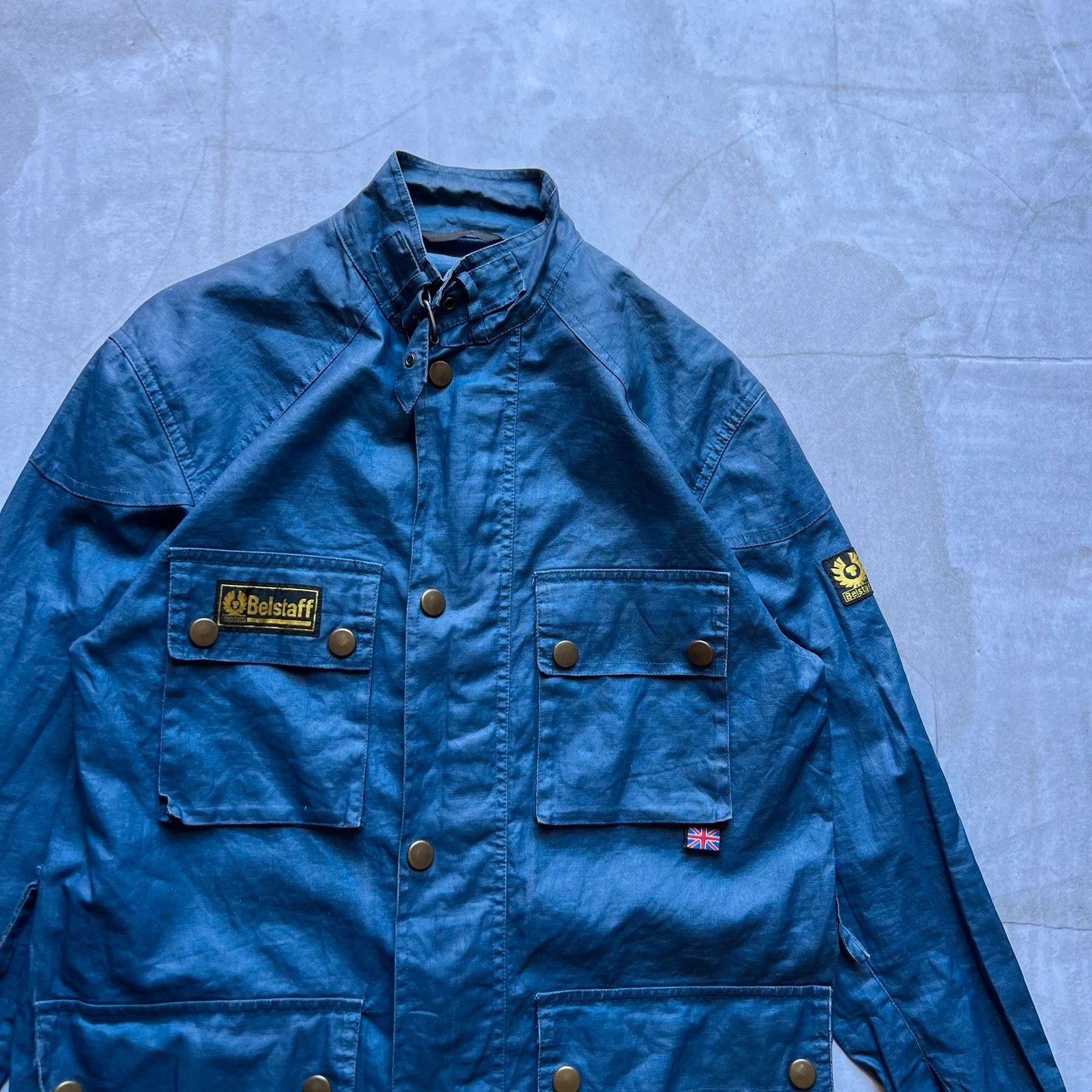 Belstaff vintage Belstaff Bomber jacket 90s motorcycle linen racing Size US M / EU 48-50 / 2 - 7 Thumbnail