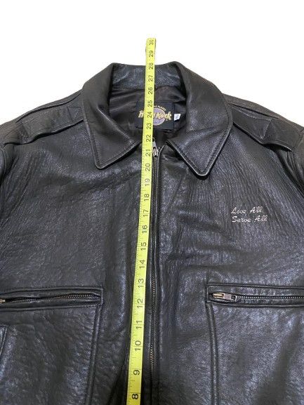 Hard Rock Cafe × Vintage Vintage Hard Rock Las Vegas Leather Jacket Size US L / EU 52-54 / 3 - 6 Thumbnail