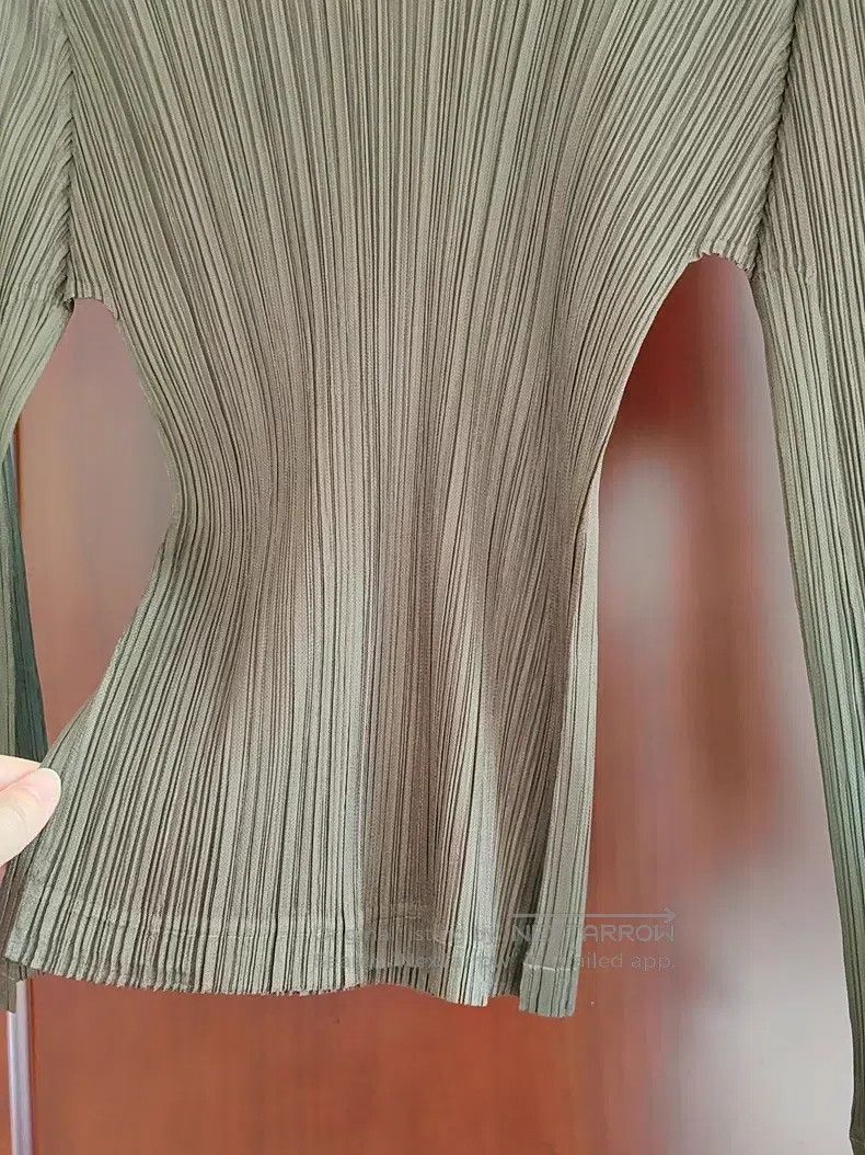 Issey Miyake Issey Miyake Crew Neck Long Sleeve Top Size L / US 10 / IT 46 - 2 Thumbnail