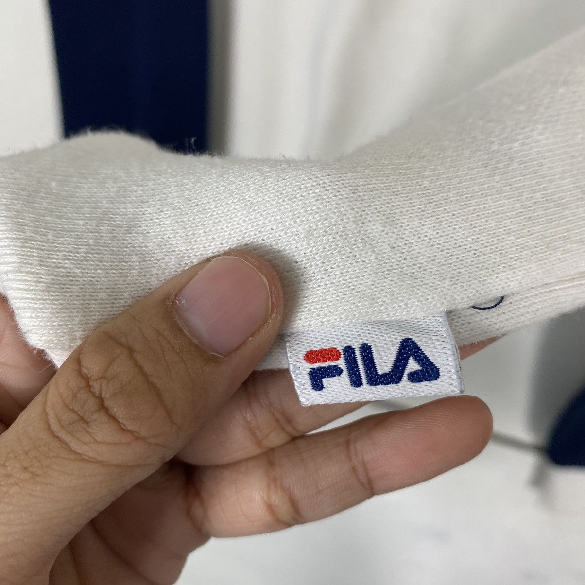 Fila × Japanese Brand Vintage 90s Fila Center Logo Colourblock Crewneck Sweatshirt Size US M / EU 48-50 / 2 - 10 Thumbnail