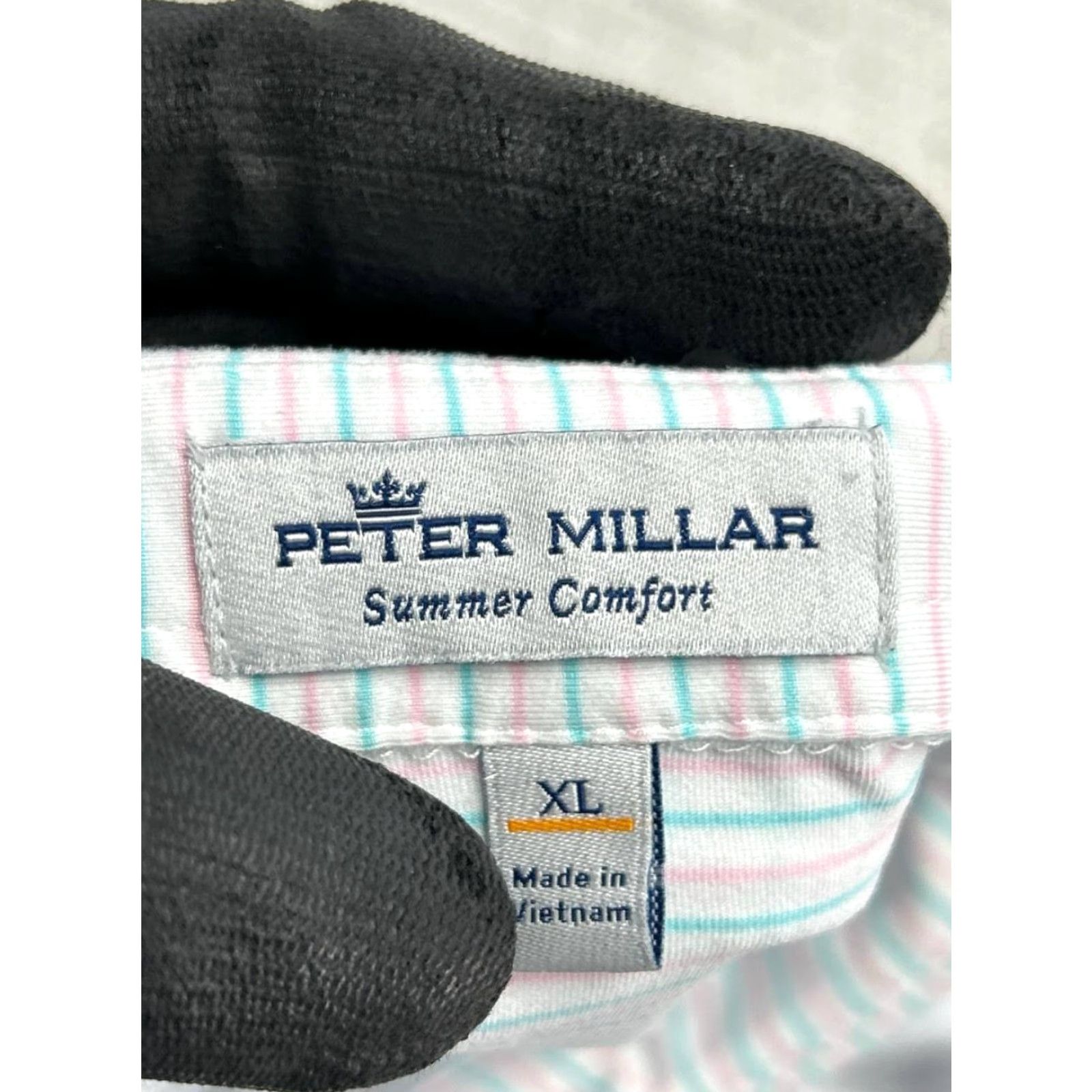 Peter Millar Peter Millar Summer Comfort Polo Shirt Mens XL Multicolor Striped Golf Tennis Shirt Size US XL / EU 56 / 4 - 7 Thumbnail