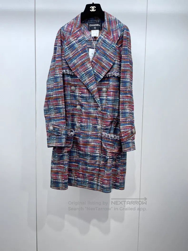 Chanel Chanel Colourful double-breasted eco-friendly windbreaker Size XXS / US 00 / IT 34 - 1 Thumbnail