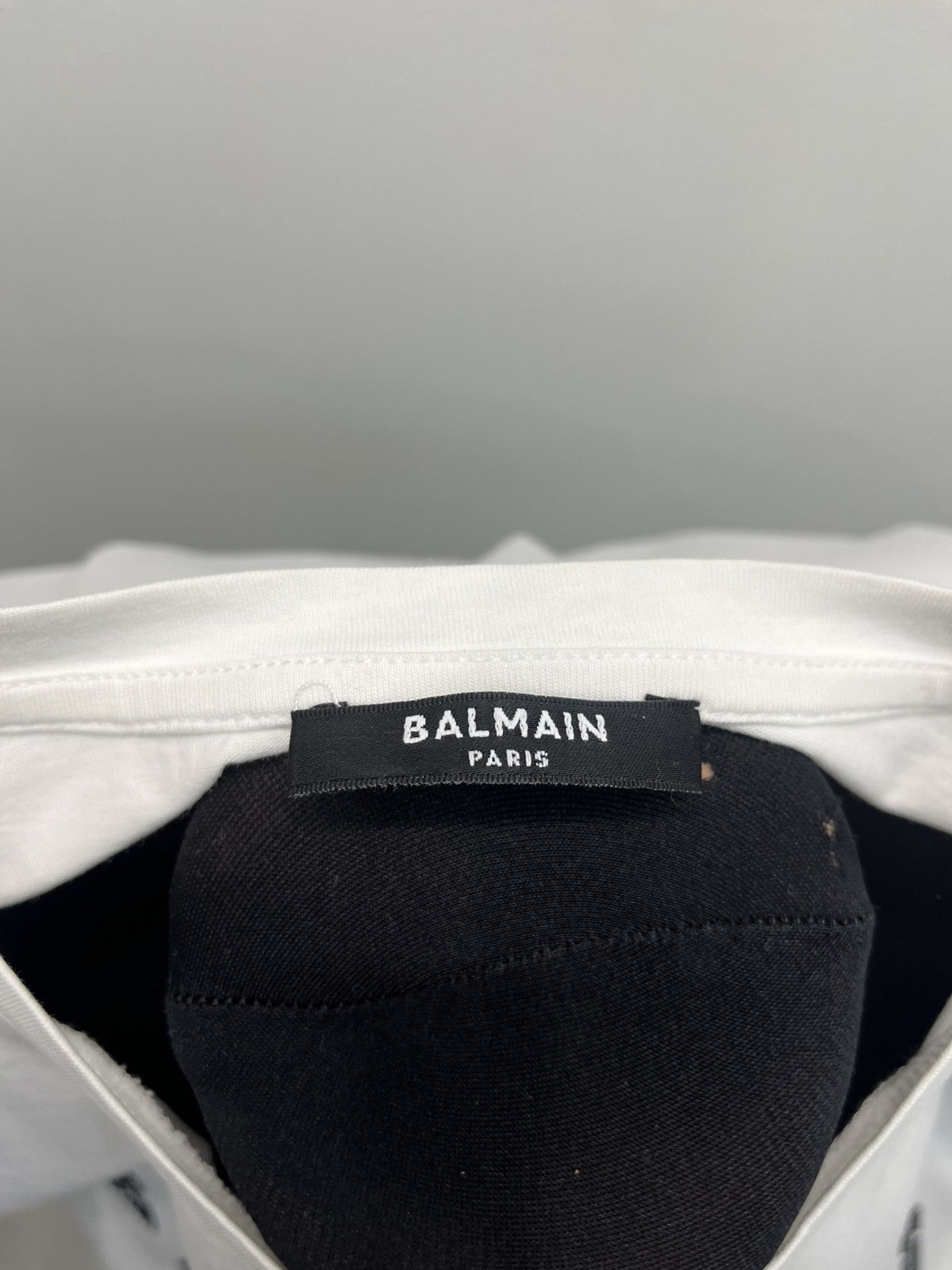 Balmain Balmain Crystals Logo Cotton Tee T-shirt Size XS / US 0-2 / IT 36-38 - 5 Thumbnail