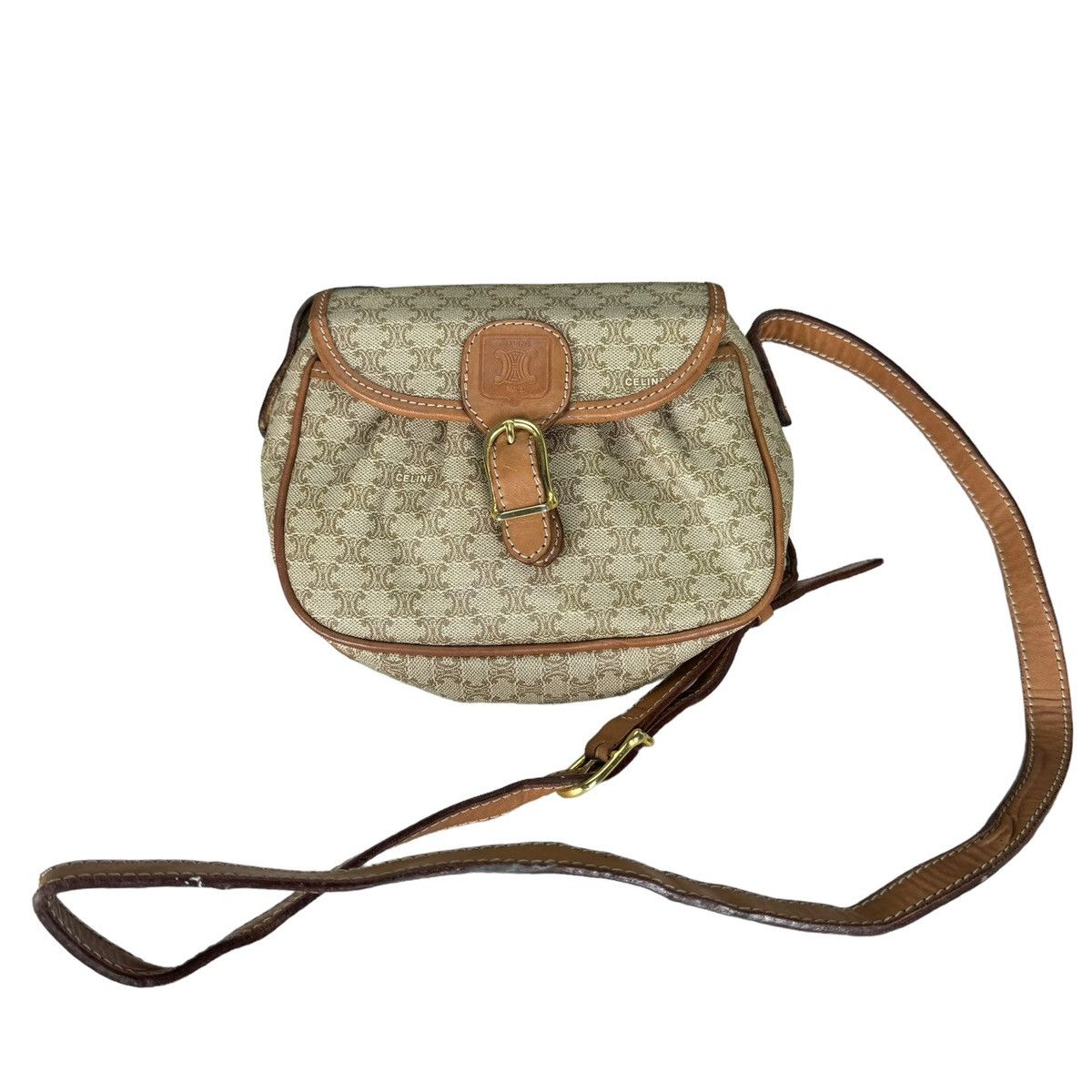 Celine ❄️CELINE MACADAM MONOGRAM MINI SHOULDER BAG Size ONE SIZE - 1 Thumbnail