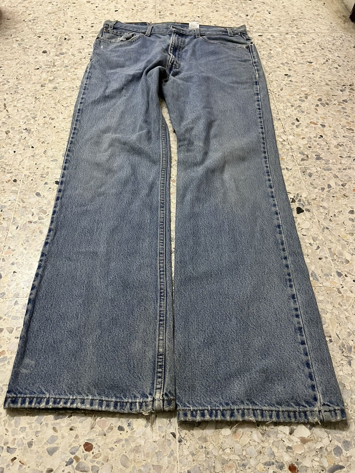 Levi's Rare Vintage Levi’s 517 Light Blue Faded Distressed Size US 35 - 3 Thumbnail