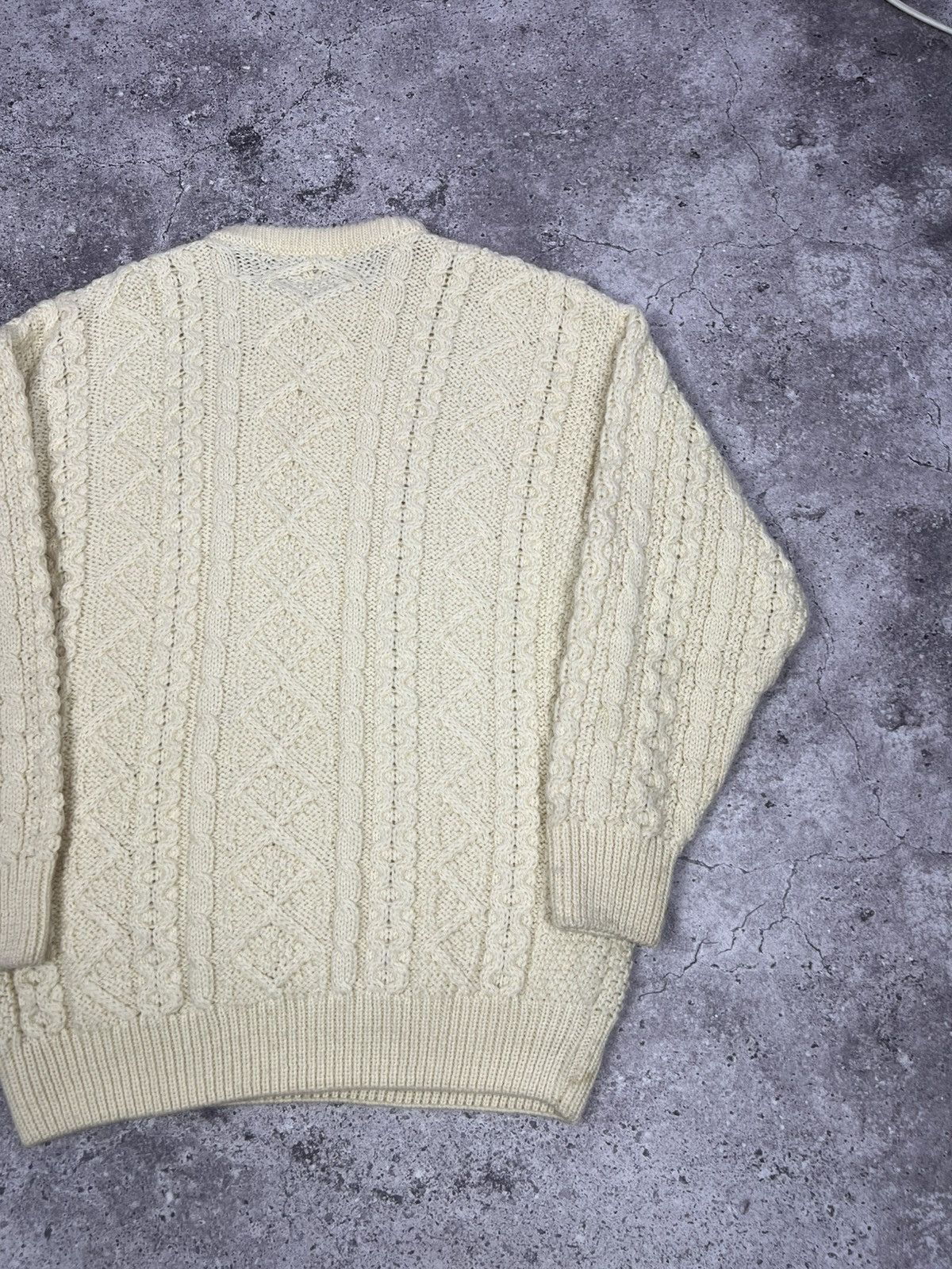 Aran Sweater Market Aran Sweater Market Women's Wool Knit Sweater Size M / US 6-8 / IT 42-44 - 11 Thumbnail