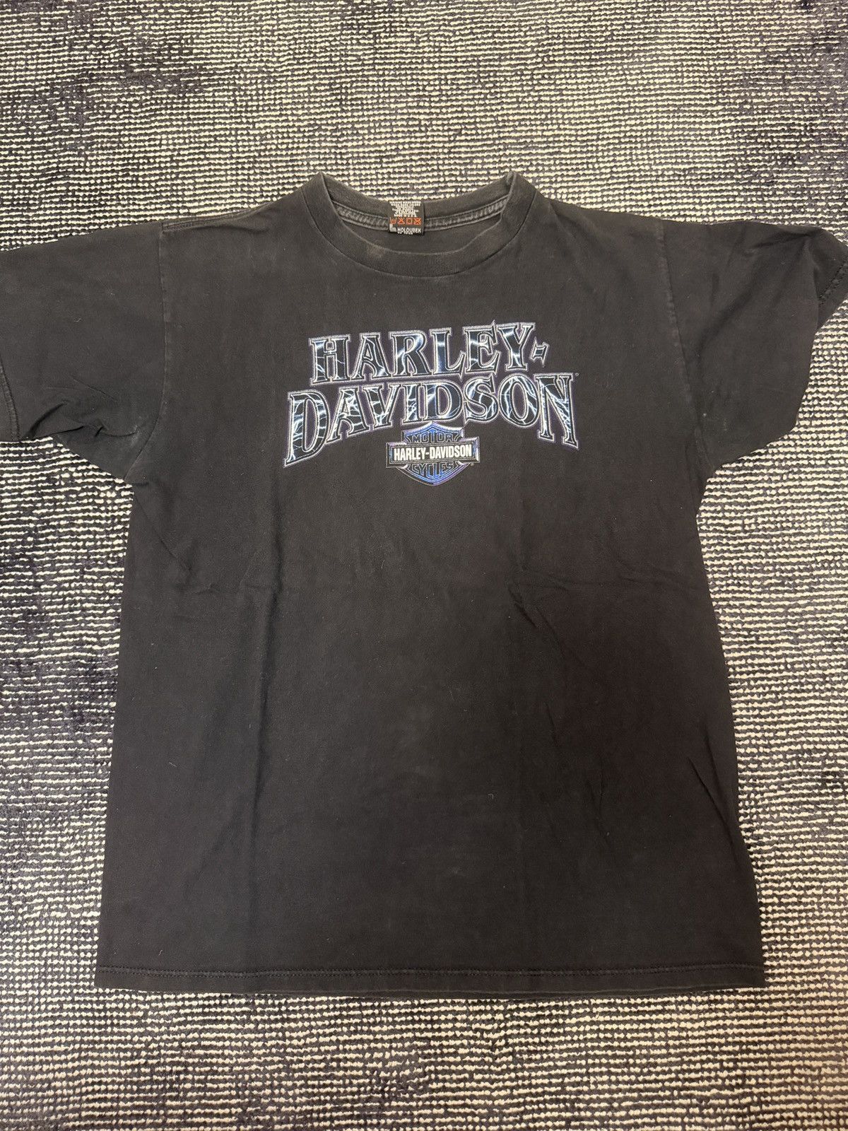 Vintage Vintage Harley Davidson T Shirt Size US L / EU 52-54 / 3 - 1 Thumbnail