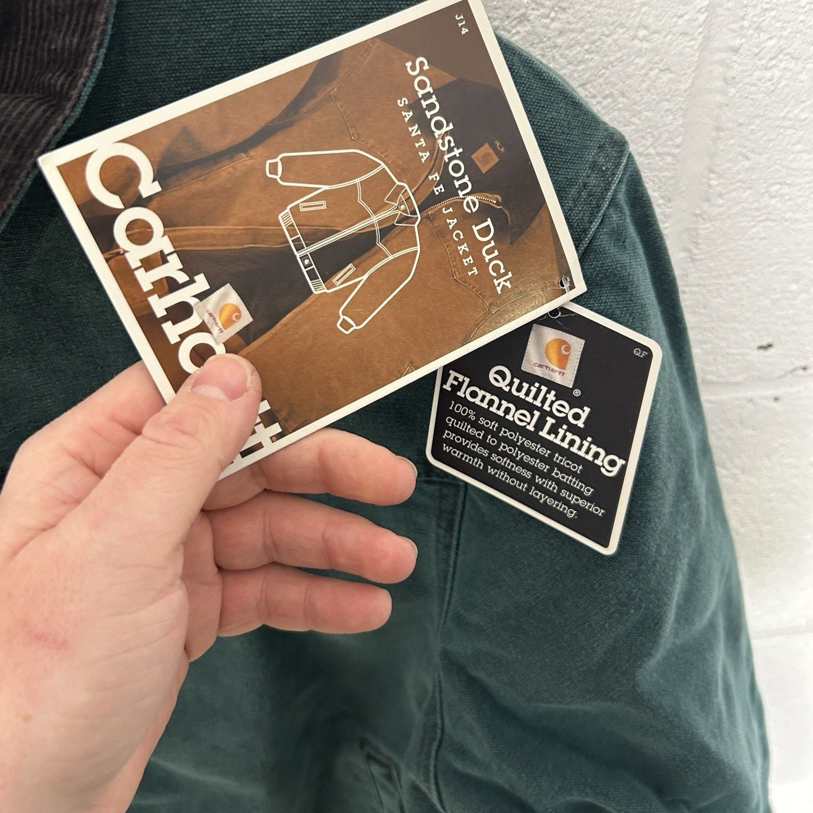 Carhartt Vintage Carhartt Santa Fe Jacket “Hunter Green” J14 HTG Size US L / EU 52-54 / 3 - 12 Thumbnail