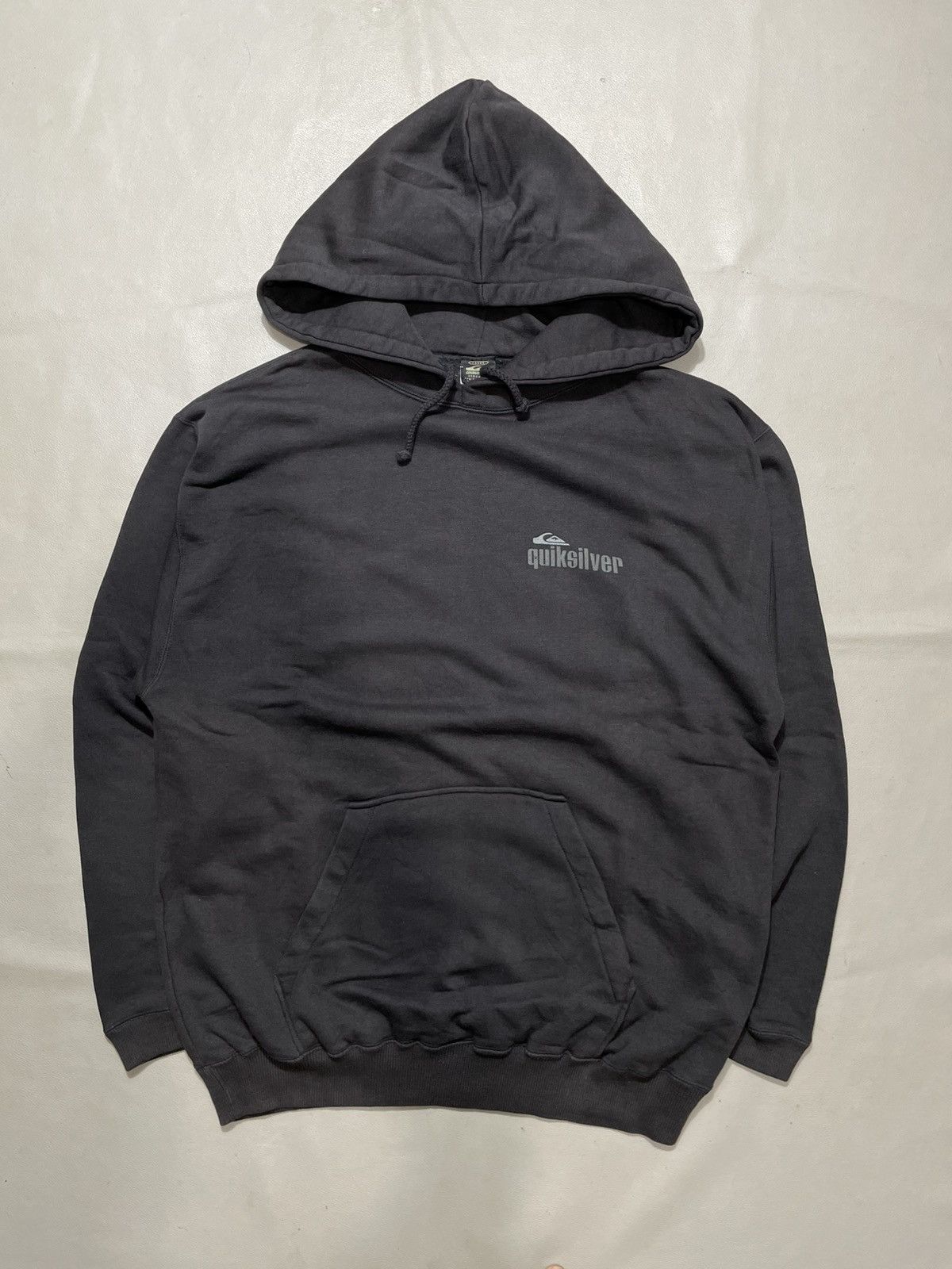 Quiksilver × Vintage RARE 1990s Quicksilver Hoodie Faded Size US L / EU 52-54 / 3 - 2 Thumbnail