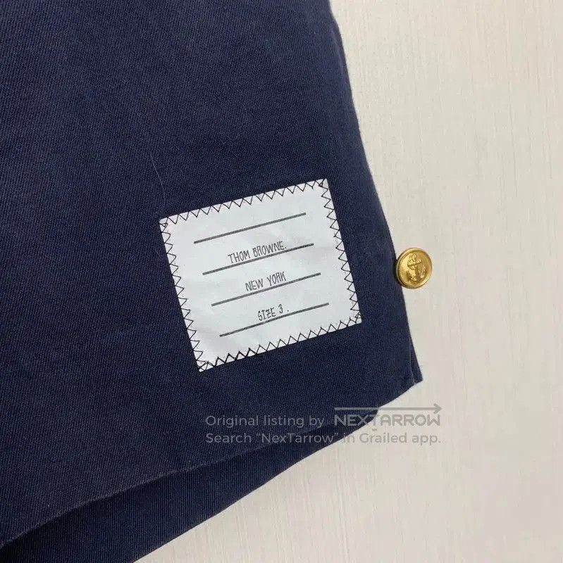 Thom Browne Thom Browne Men's Navy Cotton Shorts . Size US 34 / EU 50 - 5 Thumbnail
