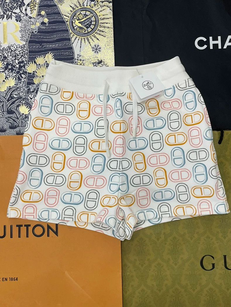 Hermes Hermes Multi Pig Nose Print Shorts Size US 34 / EU 50 - 1 Thumbnail