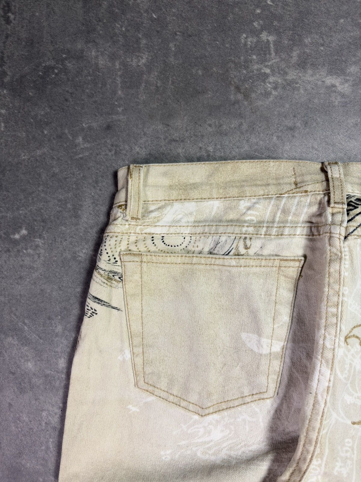 Just Cavalli AW03 Just Cavalli Astrology Zodiac Printed Denim Jeans 28 Size US 28 / EU 44 - 15 Thumbnail